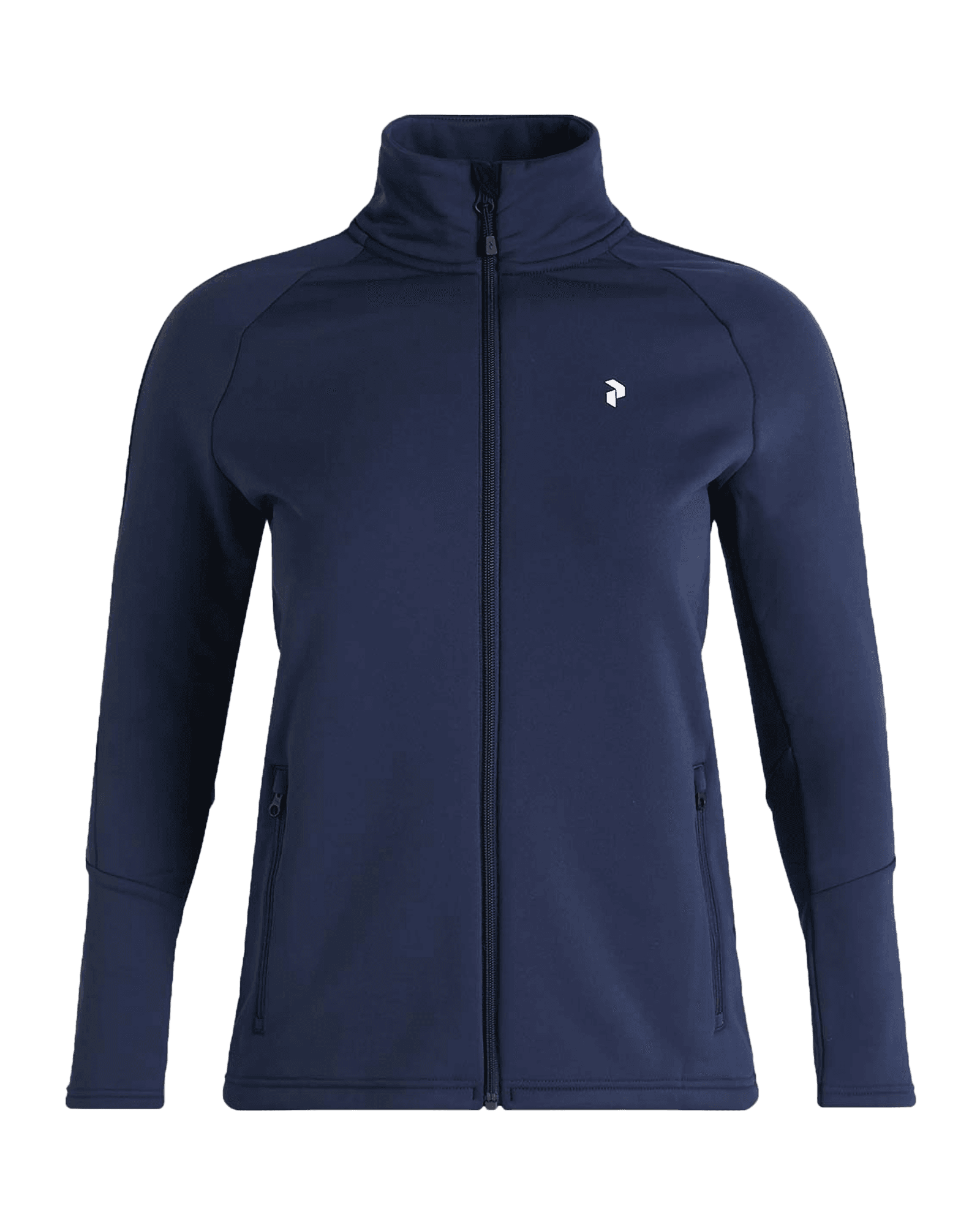 Rider Mid Zip Jacket W Blue Shadow