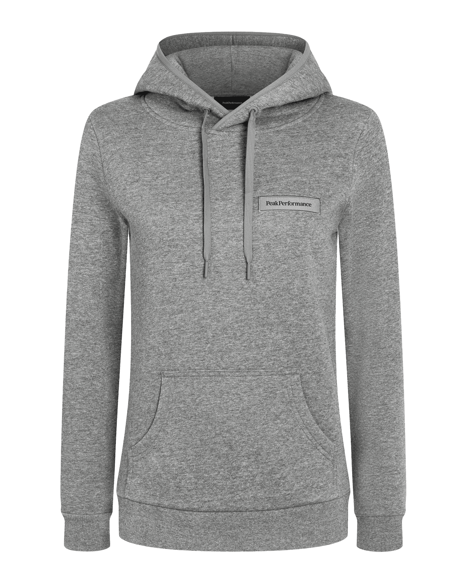 Logo Hood Sweatshirt W Grey Melange