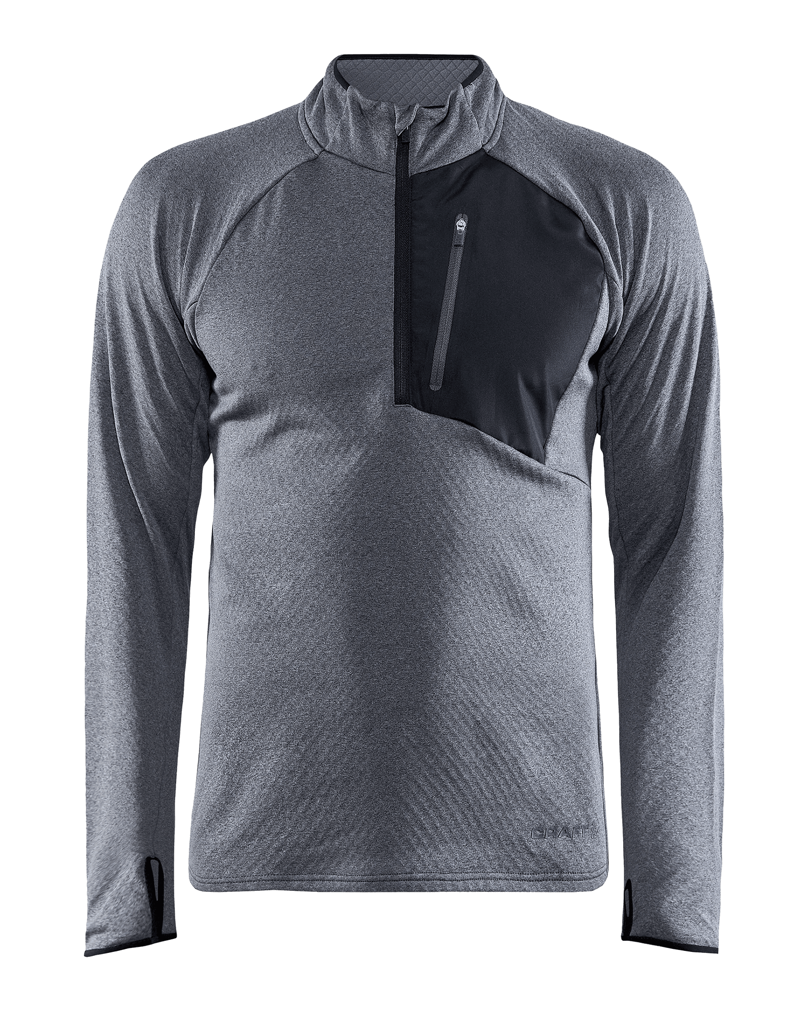 Core Trim Thermal Midlayer M Dk Grey Melange