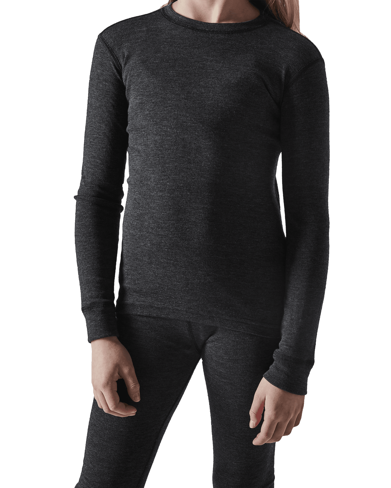 Core Wool Merino Set JR Black Melange