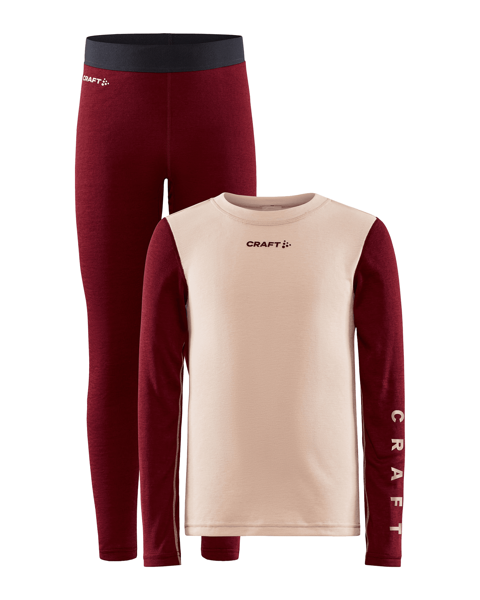 Core Warm Baselayer Set Jr Gum-Rhubarb