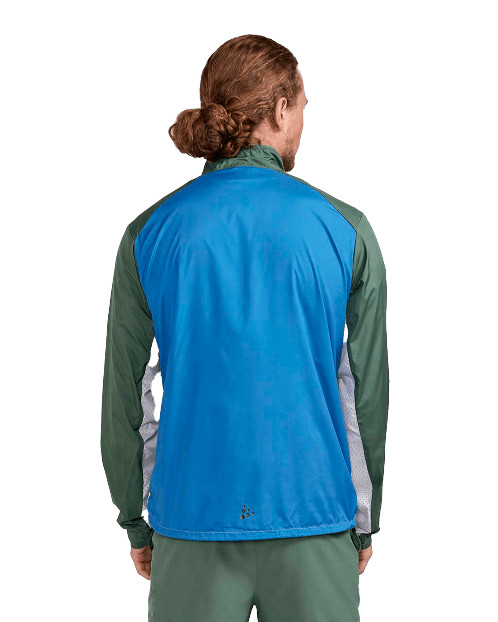 Adv Essence Wind Jacket M Moss/Fluid