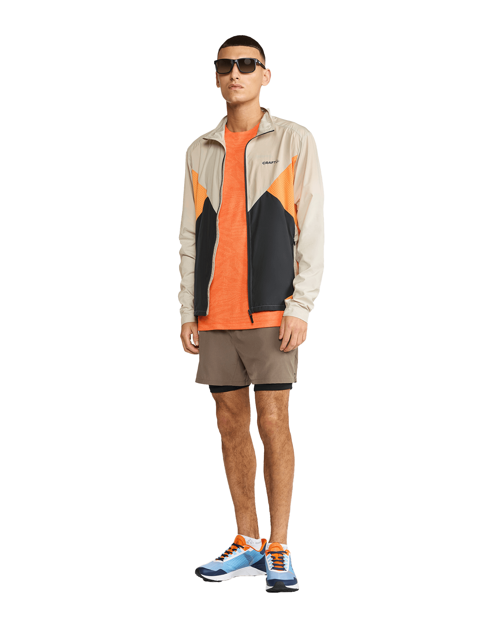Adv Essence Wind Jacket M Plaster/Slate