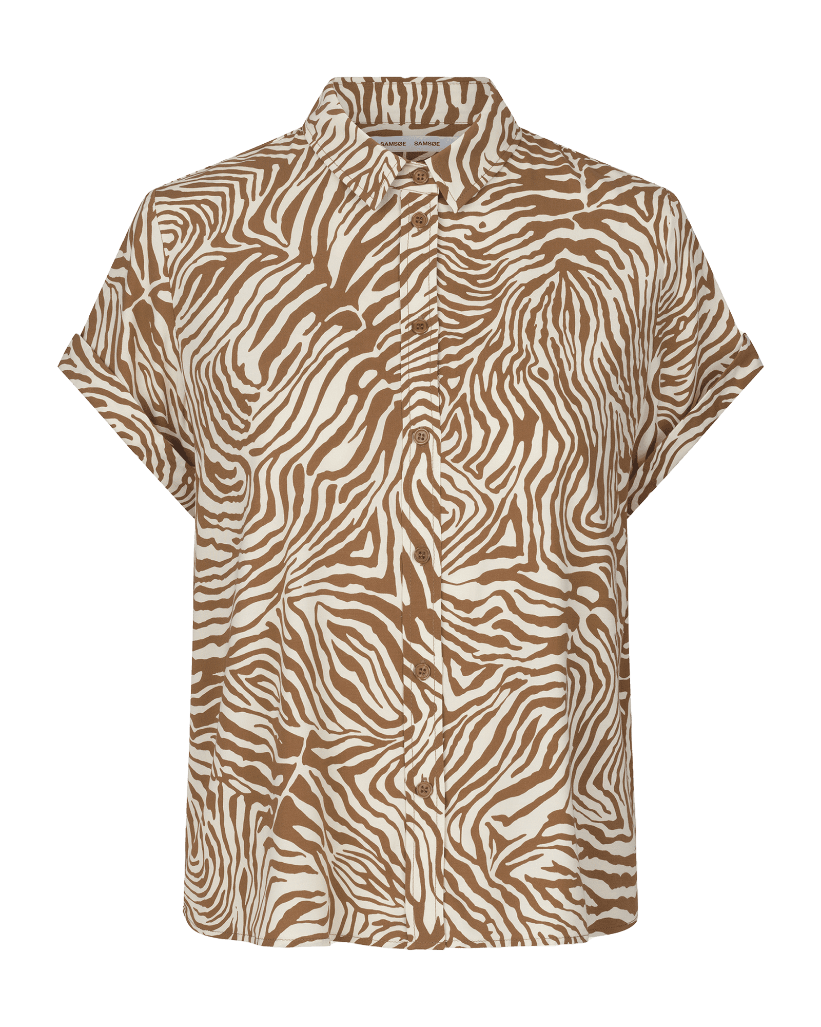 Majan S/S Shirt aop 9942 W Mountain Zebra