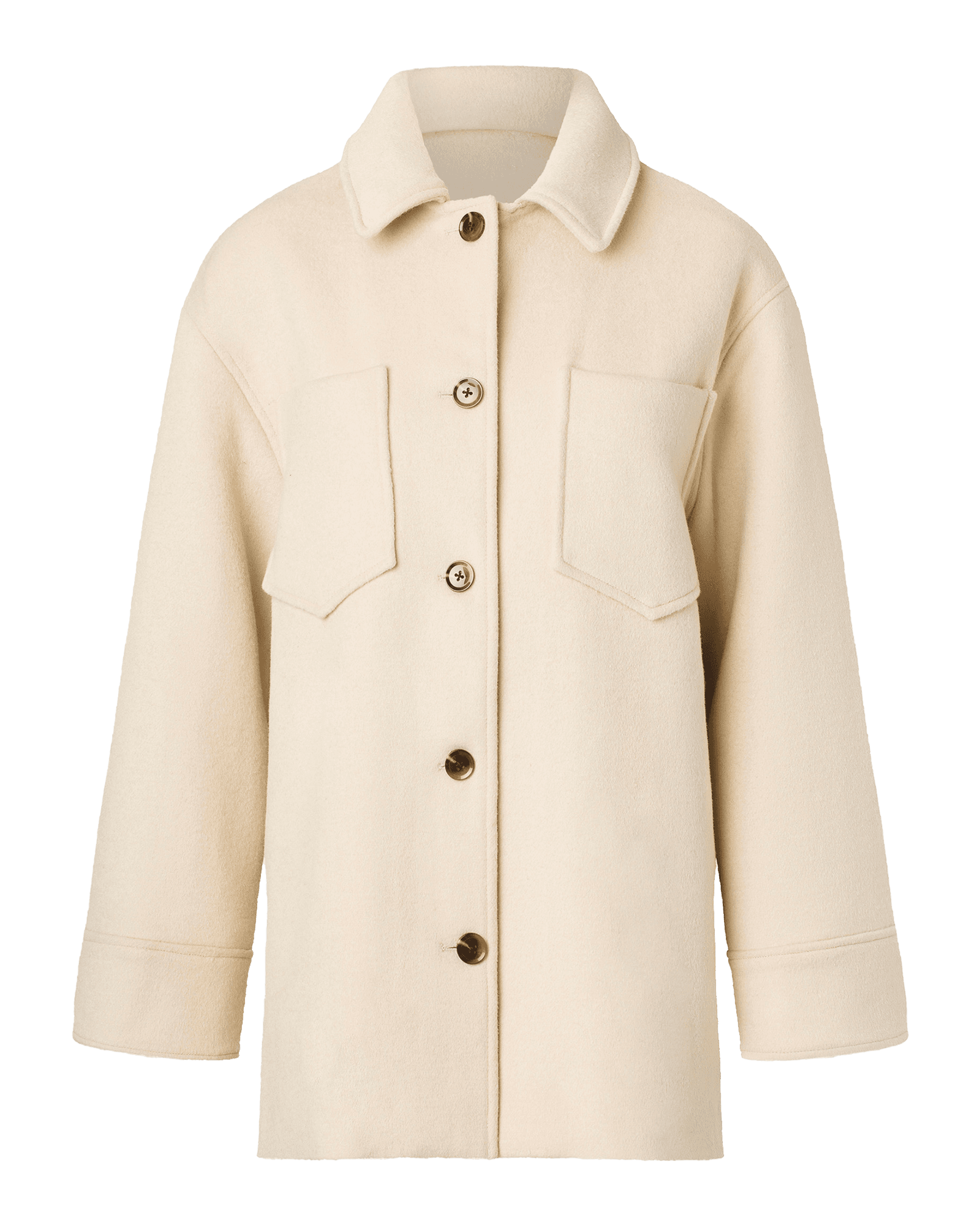 Dione Overshirt 12847 W Brown Rice