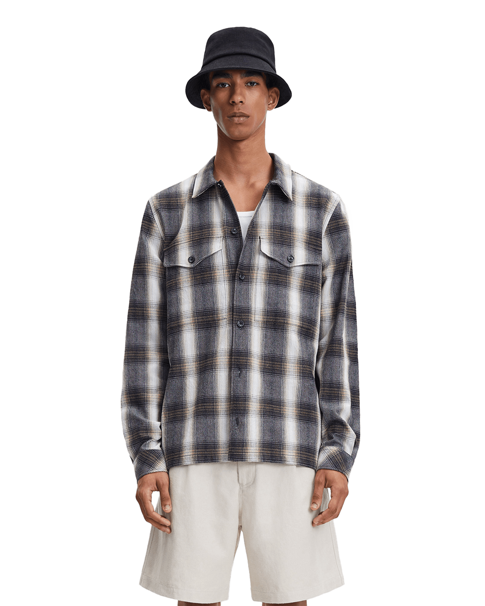 Taka JM Shirt 14338 M Black CH.
