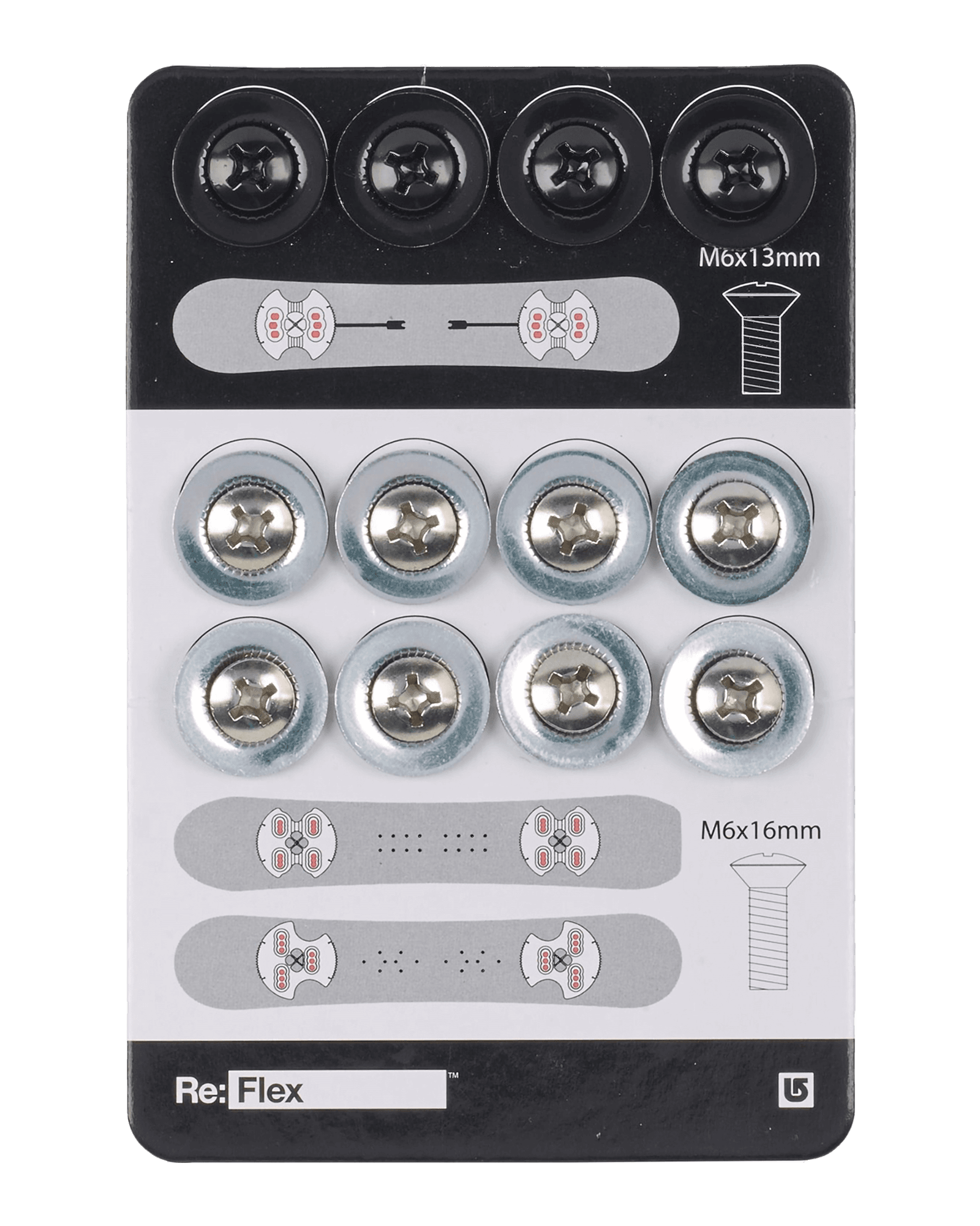 M6 Hardware Replacement Silver