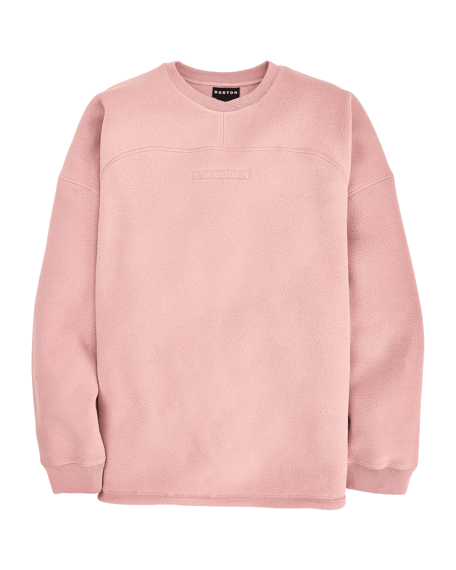 Cinder Crewneck Fleece M Powder Blush