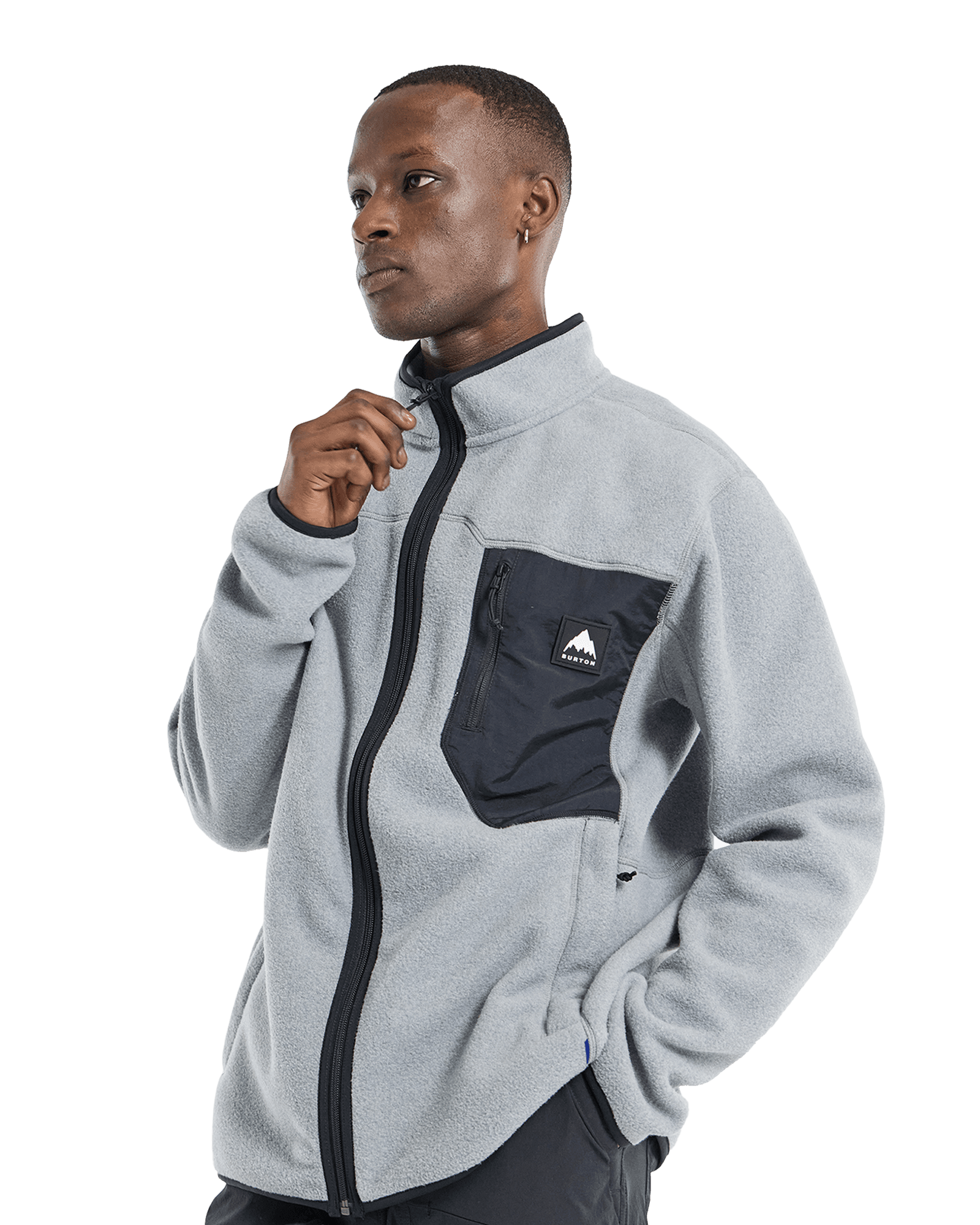 Cinder F/Z Fleece M Gray Heather