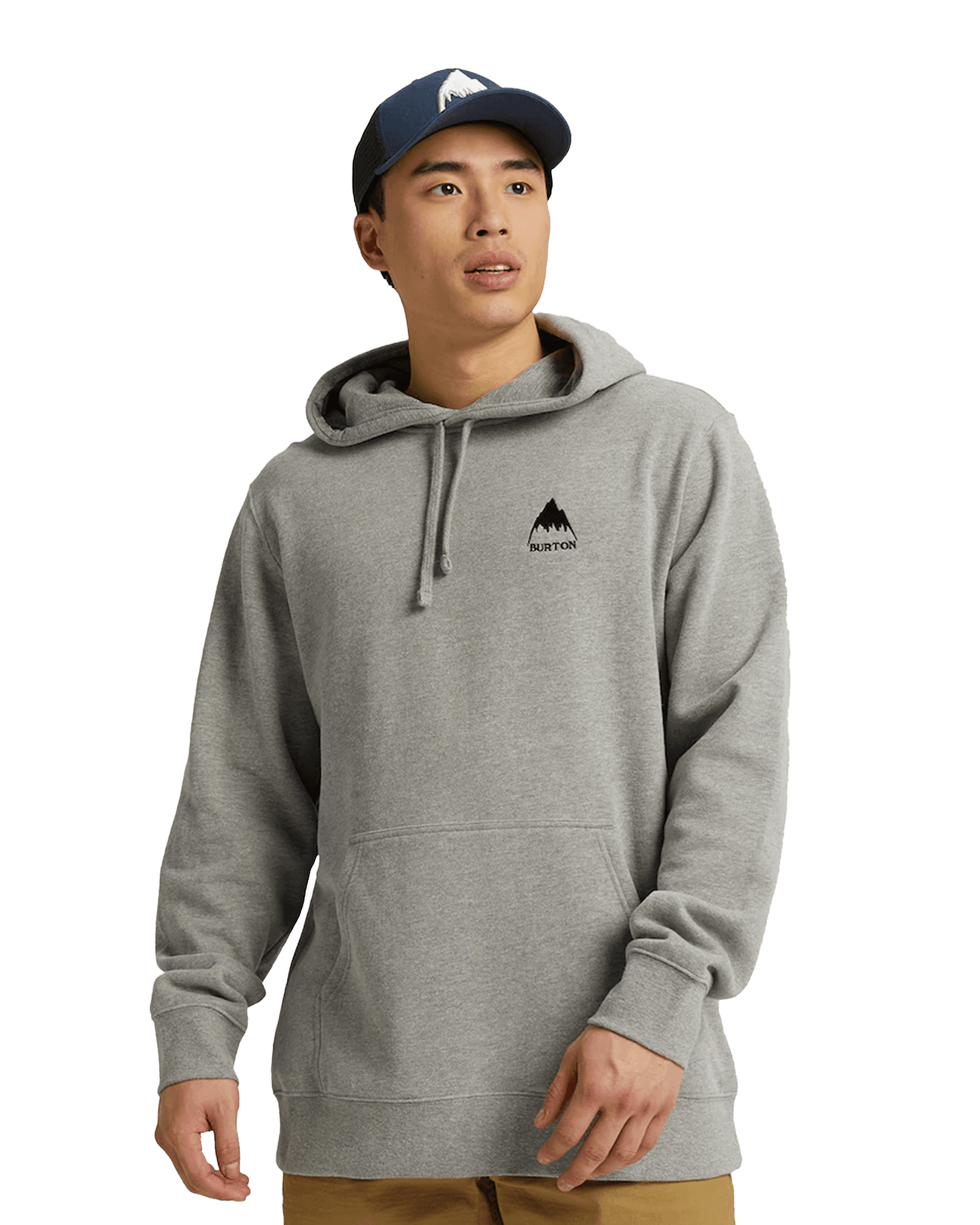 Mountain Pullover M Gray Heather