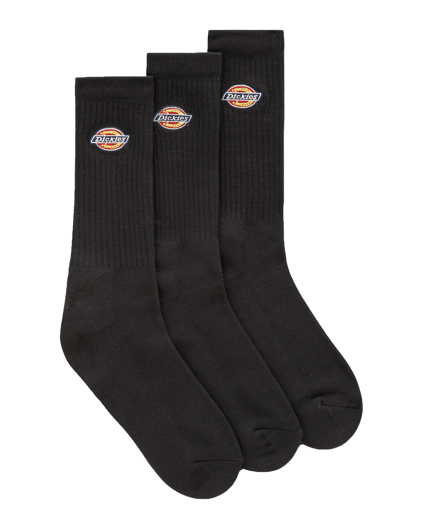 Valley Grove Embroidered Sock Black
