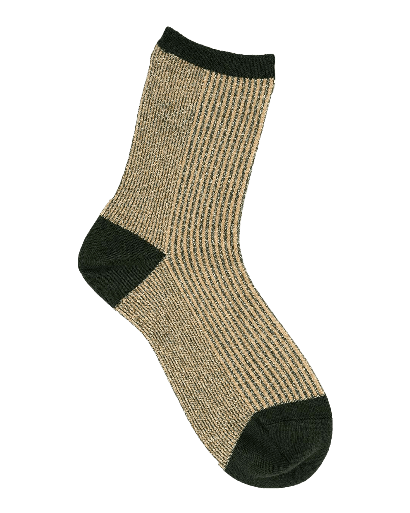 Colorblock Rib Sock W Trekking Green