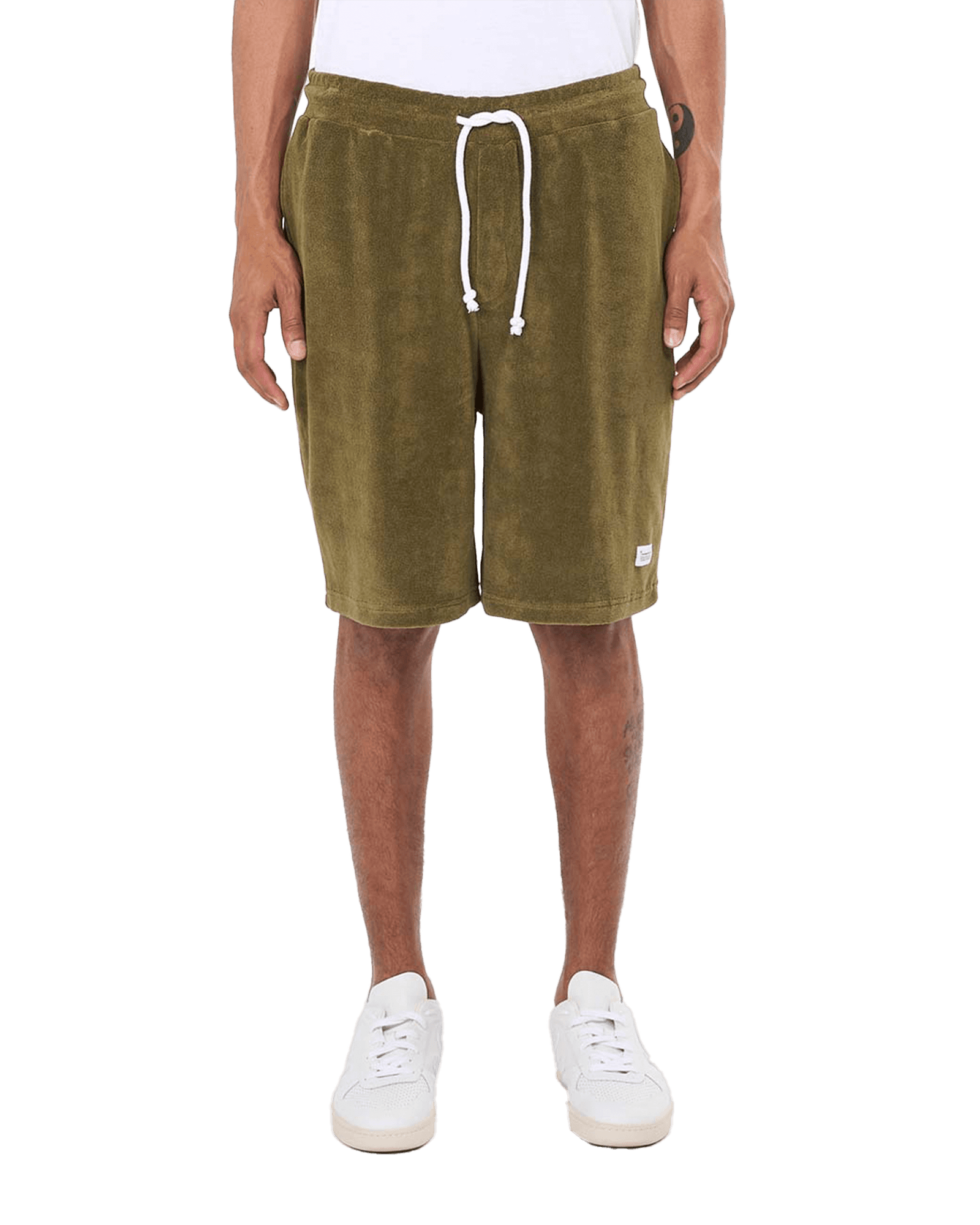 Casual Terry Shorts M 1068 Burned Olive