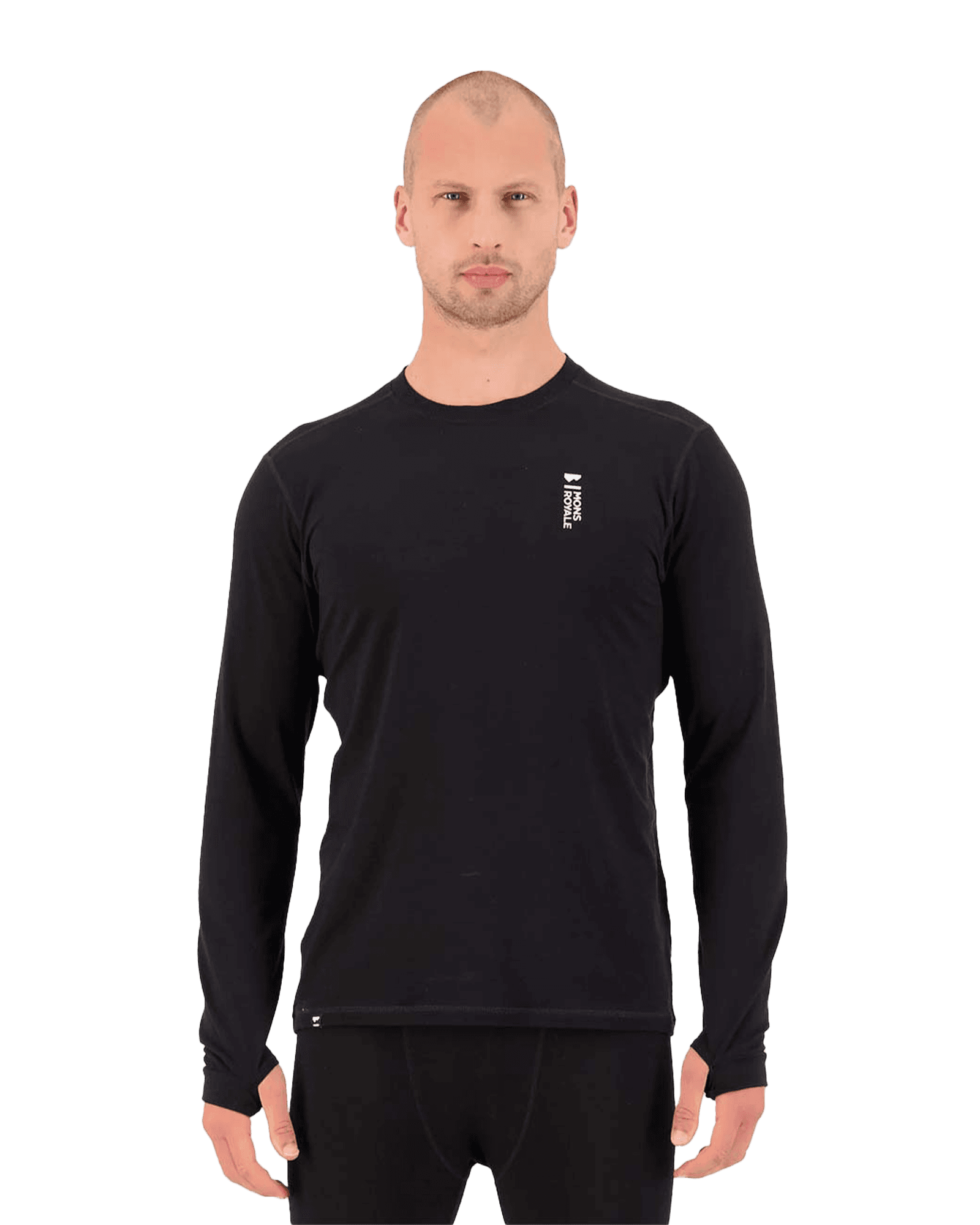 Cascade Merino Flex 200 L/S M Black
