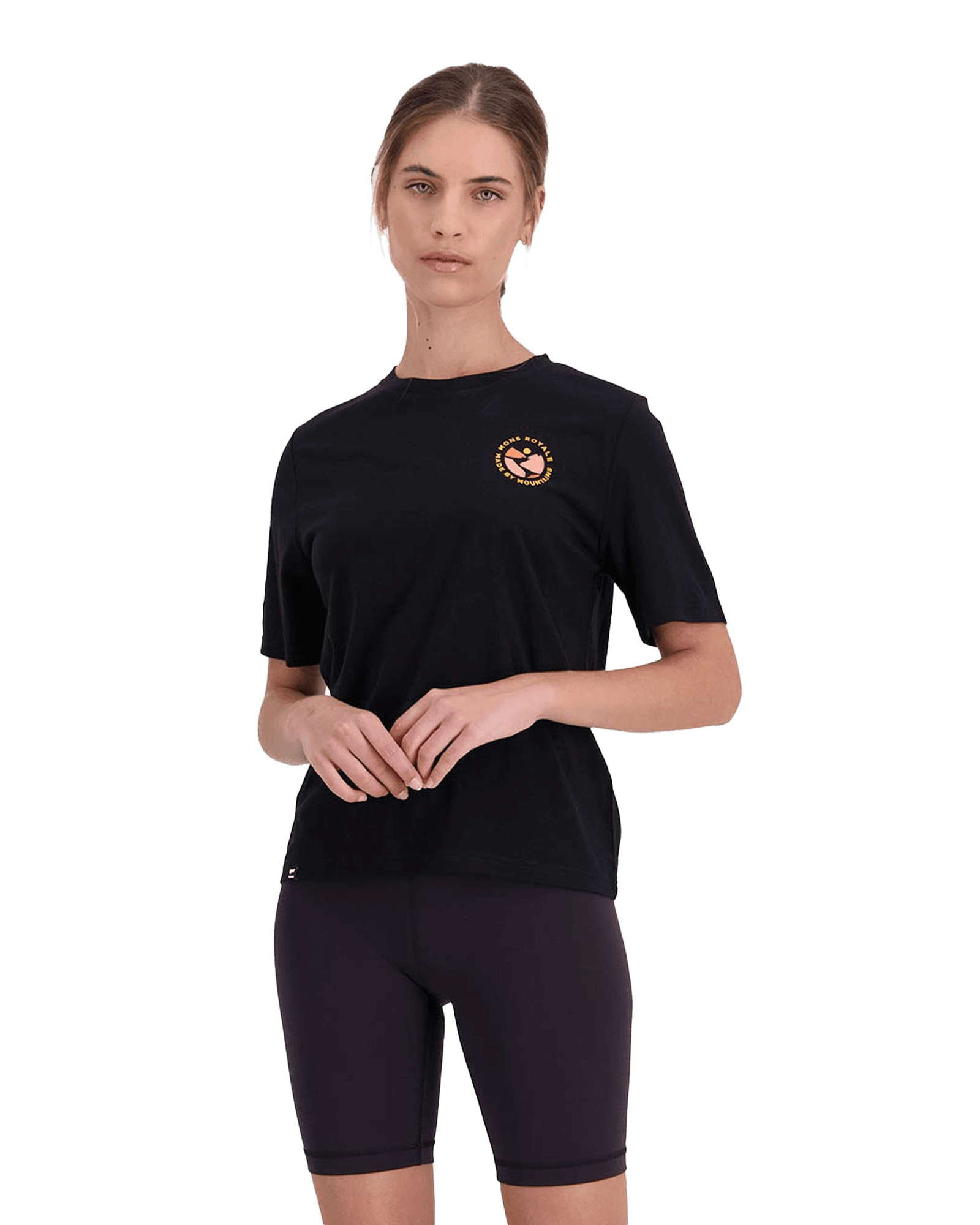 Icon Relaxed Tee W Black