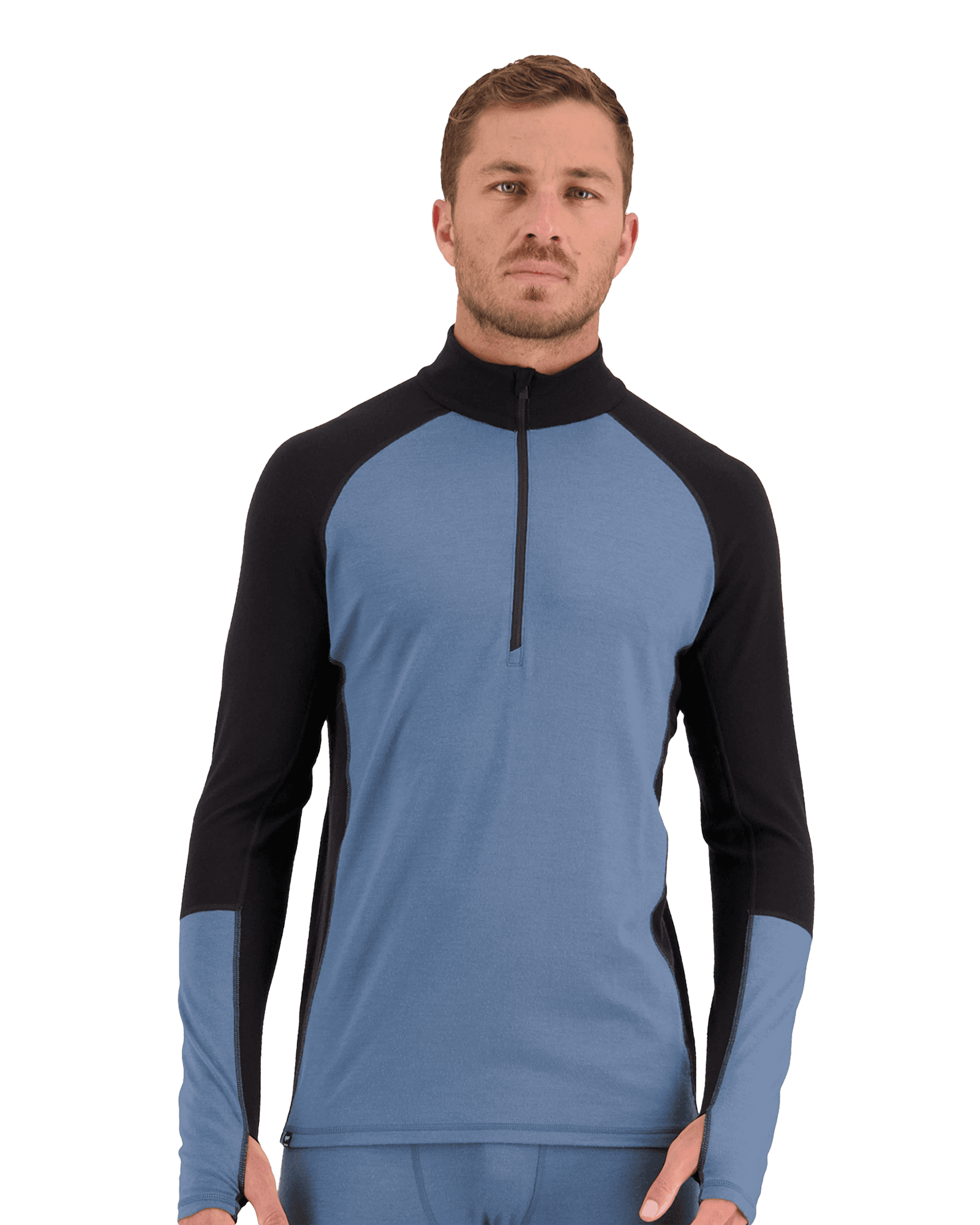 Olympus Half Zip M Blue Slate/Black