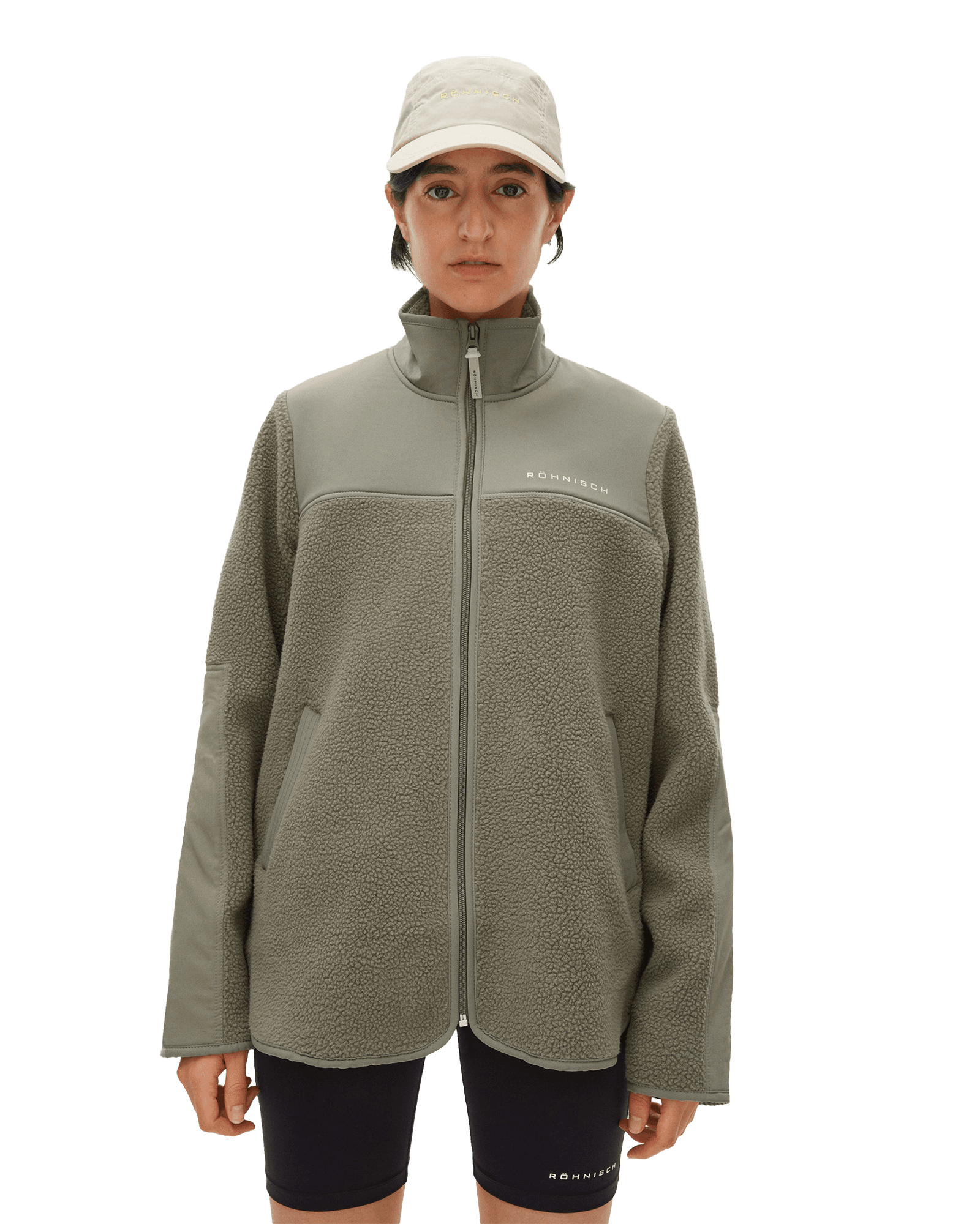 Phoebe Pile Jacket W Vetiver Green