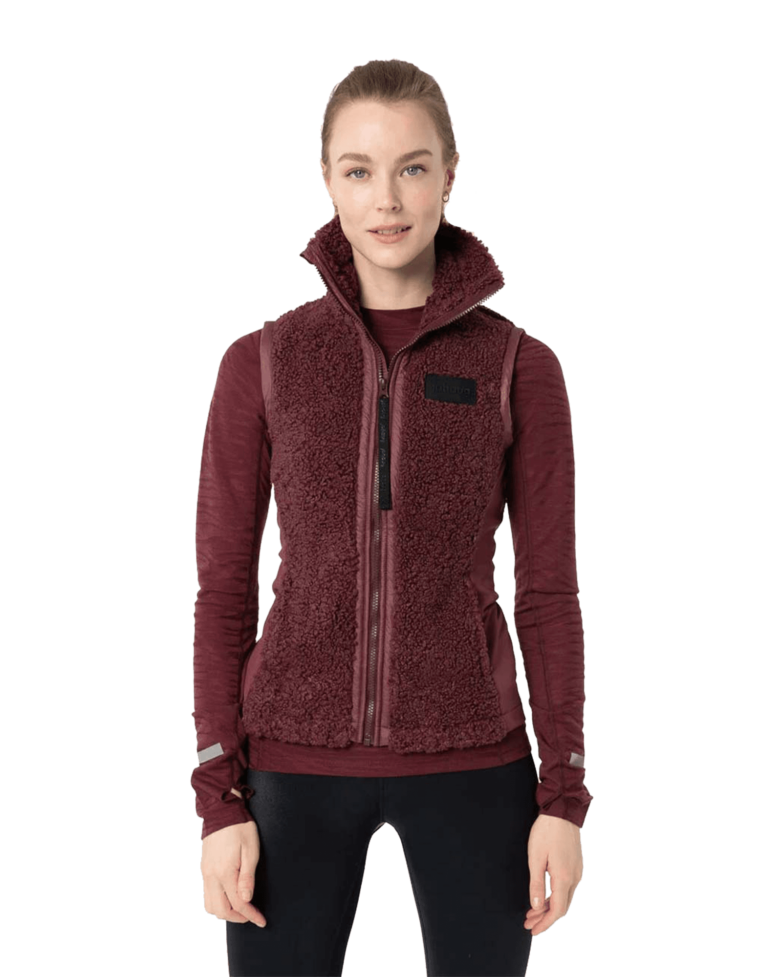 Sway Vest W Brownish Red
