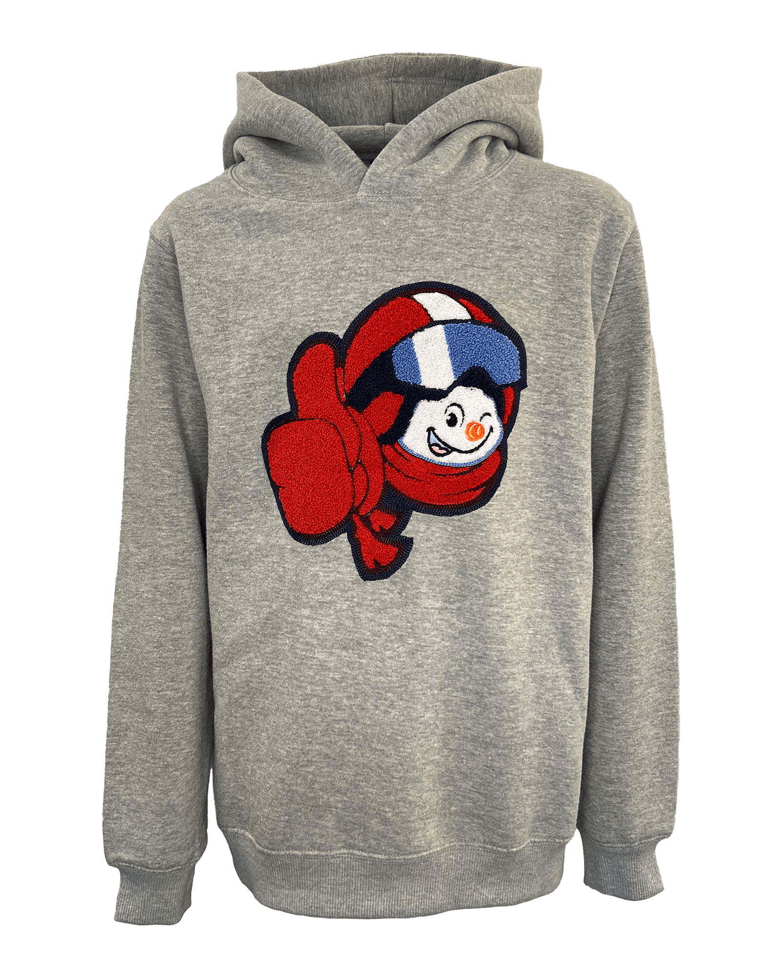 Tumbs Up Hoodie JR Grey Melange