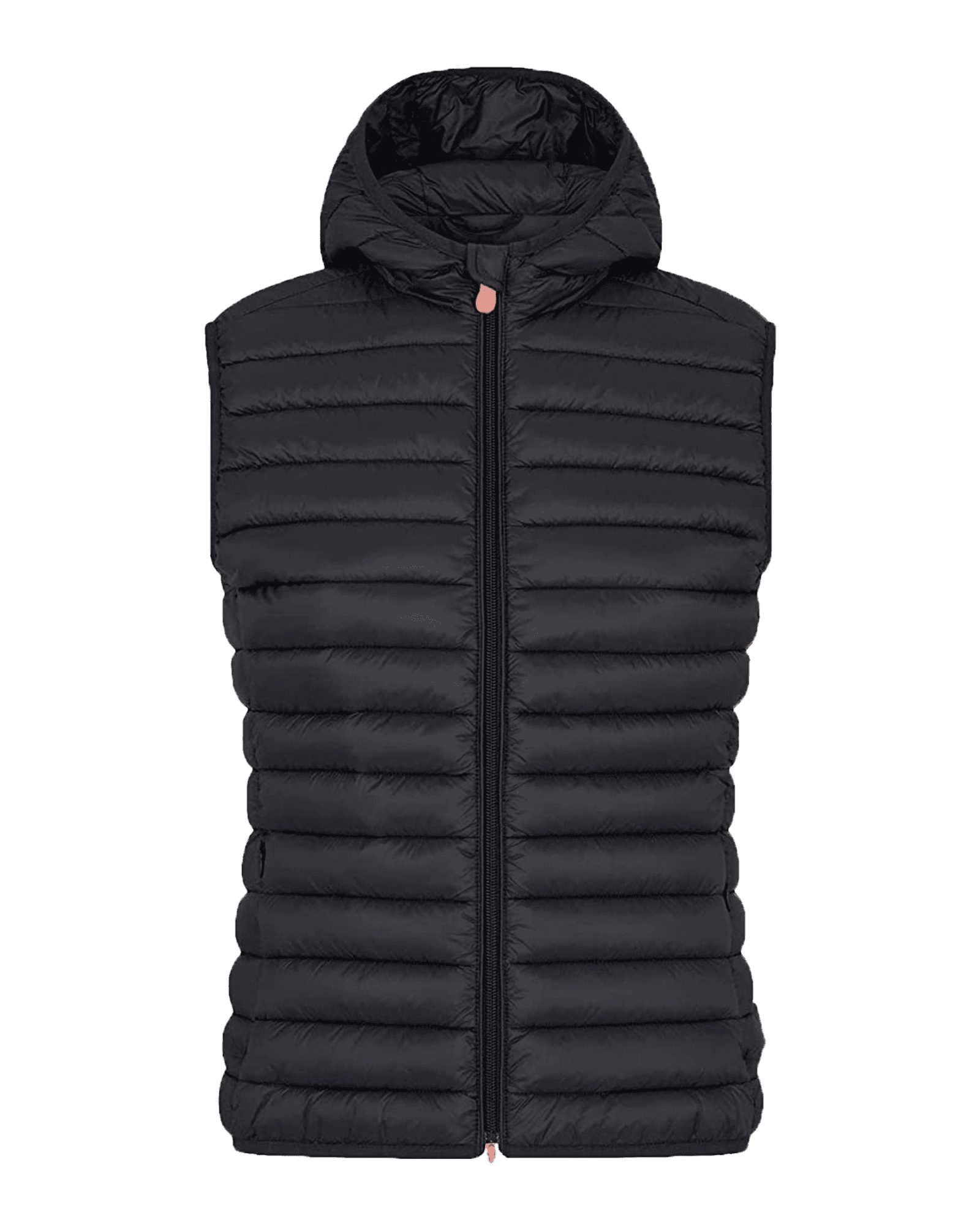 Dia Hooded Vest W Black