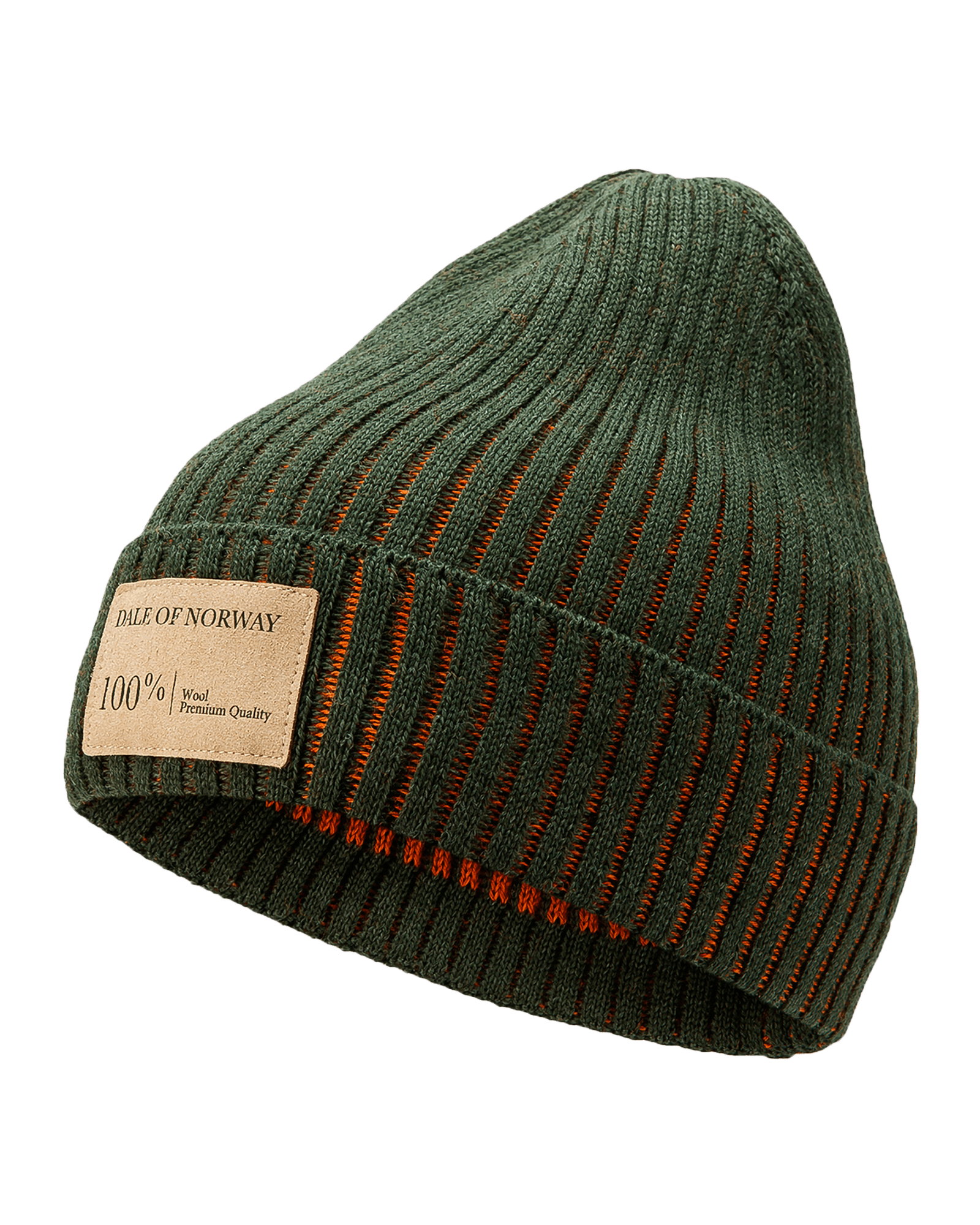 Alvøy Hat Dark Green/Orangepeel