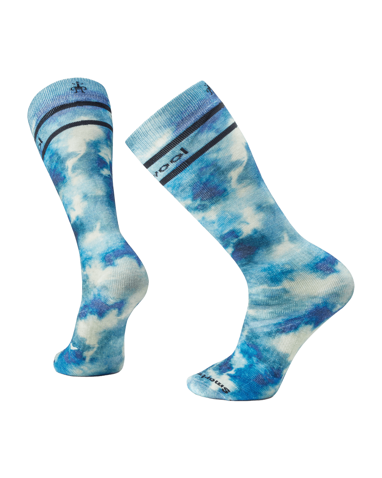 Ski Full Cushion Groovy Tie Dye Print OTC M Deep Navy