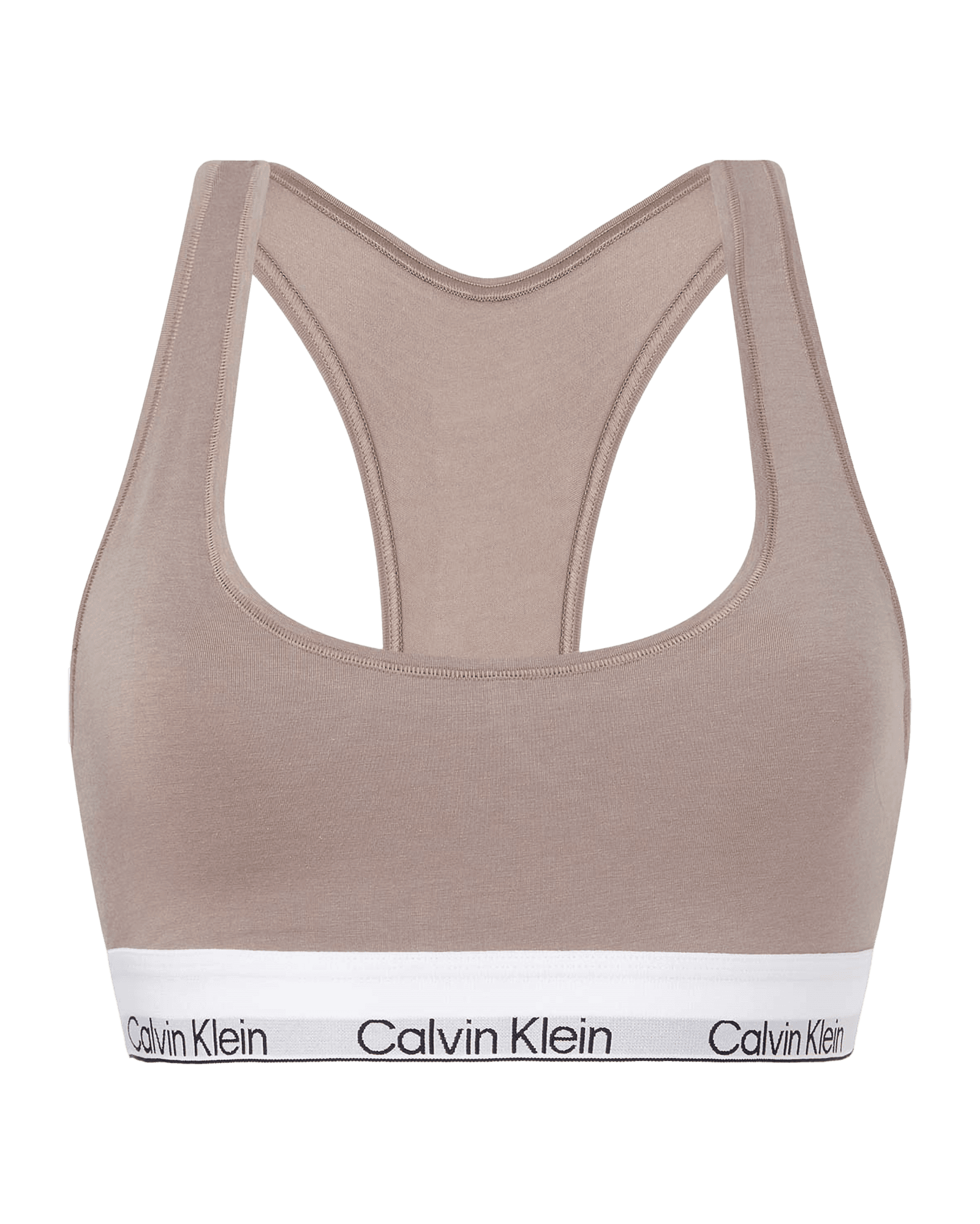 Unlined Bralette W Rich Taupe