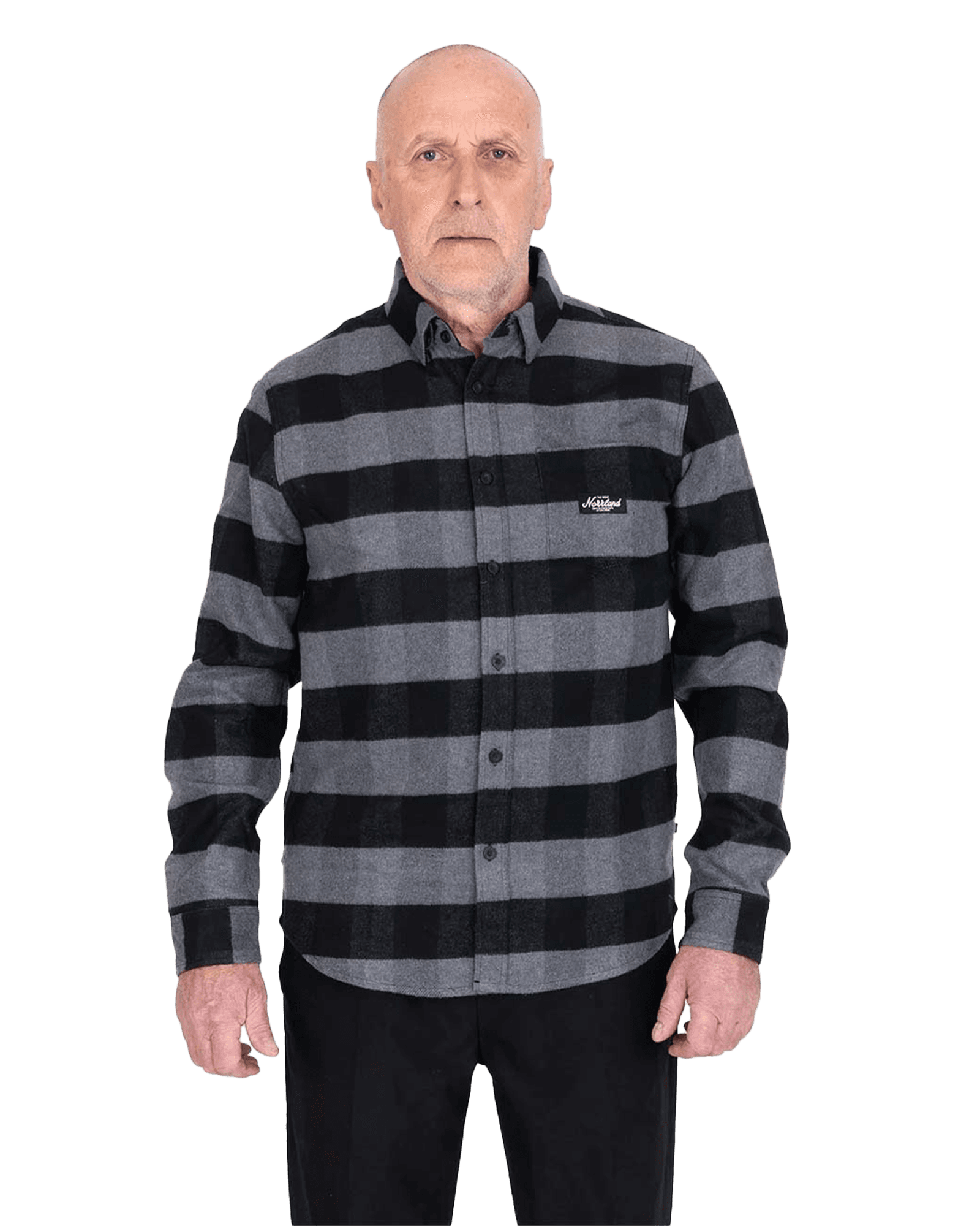 TGN Patch Flanell Shirt Black