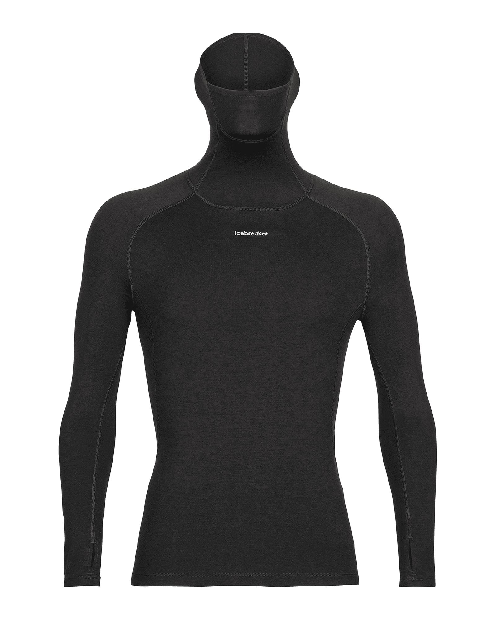 MerinoFine™ L/S Roll Neck M Black