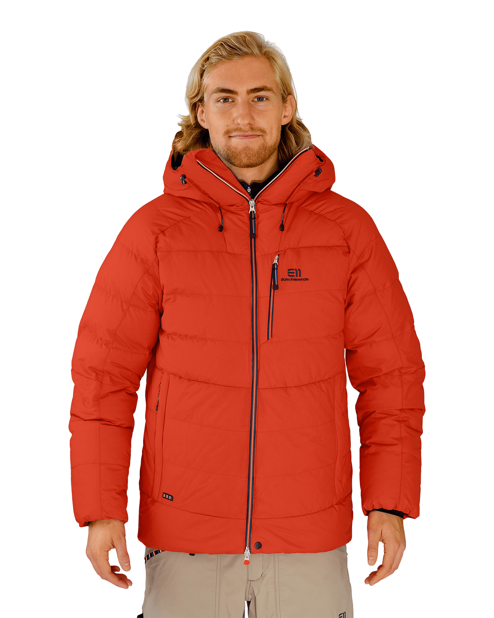 Combin Down Jacket M Spicy Orange