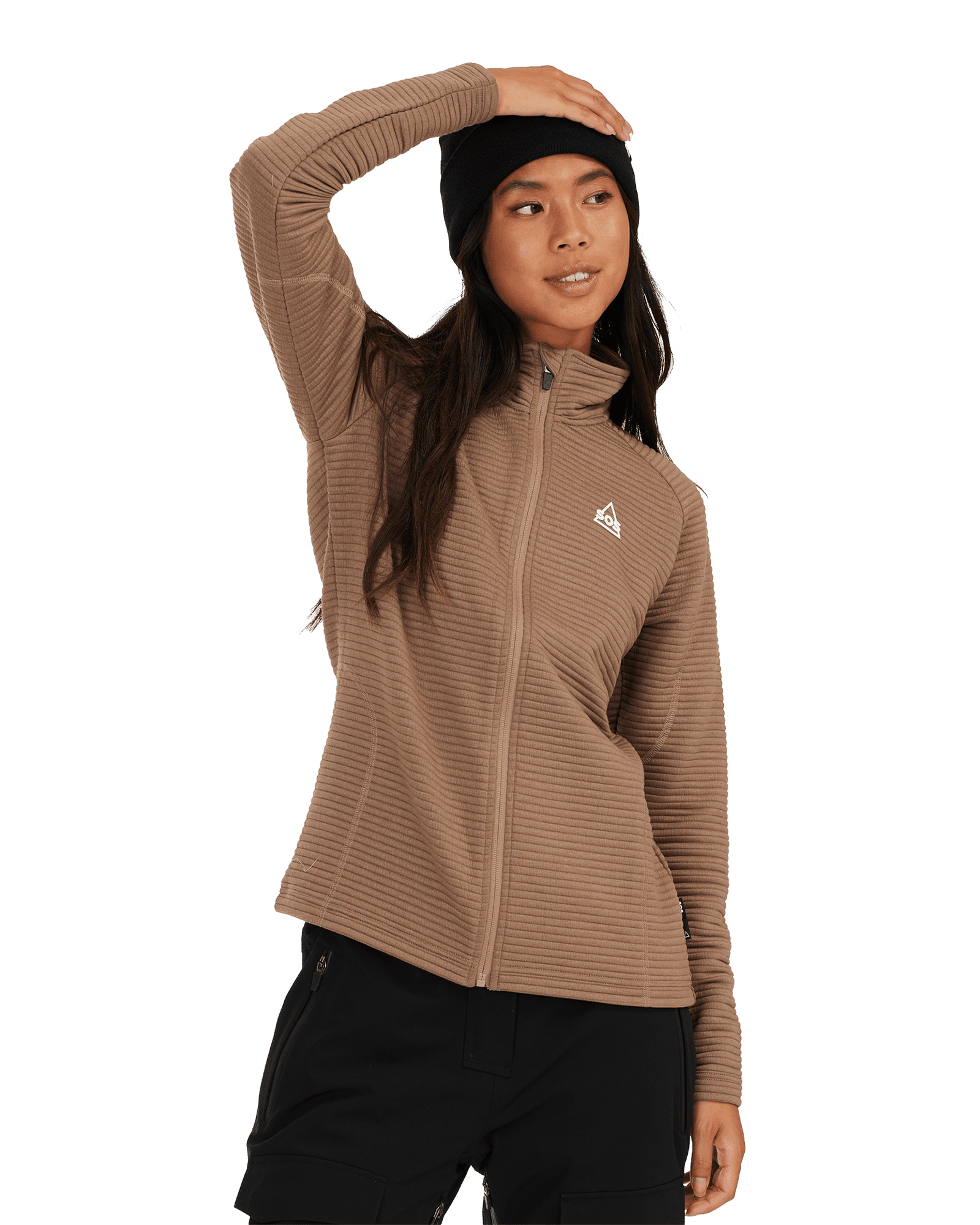 Muju Full Zip Midlayer W Pine Bark