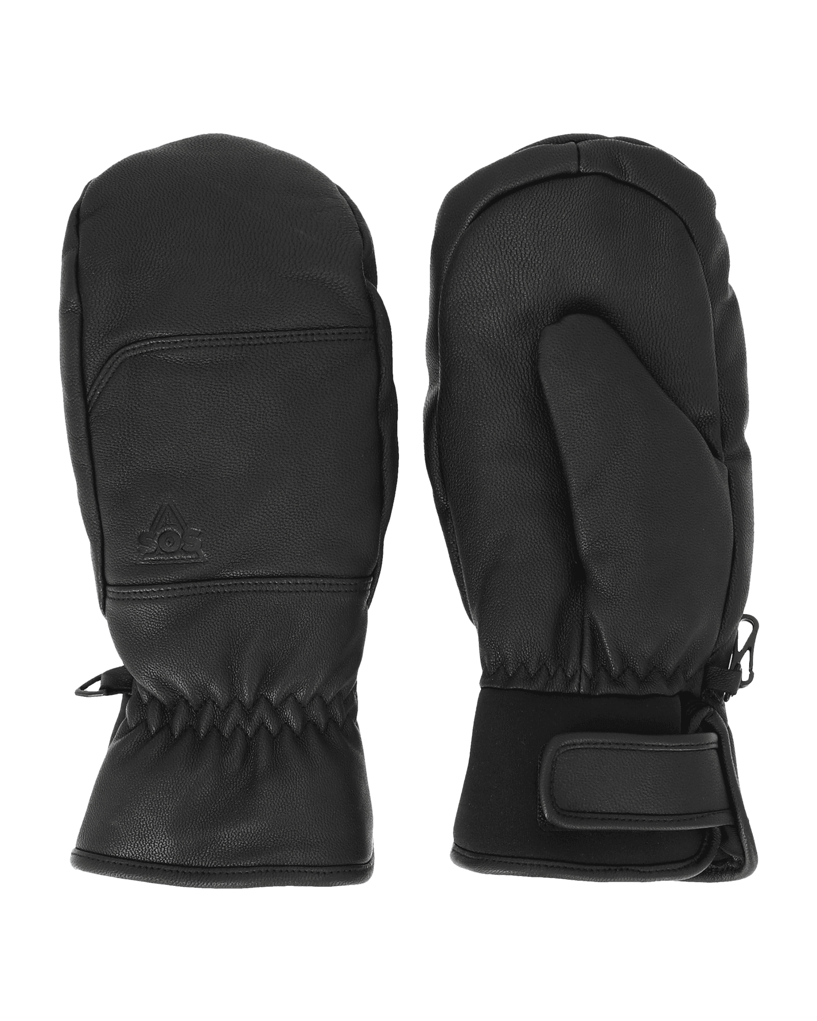 Stoneham Leather Mitt Black
