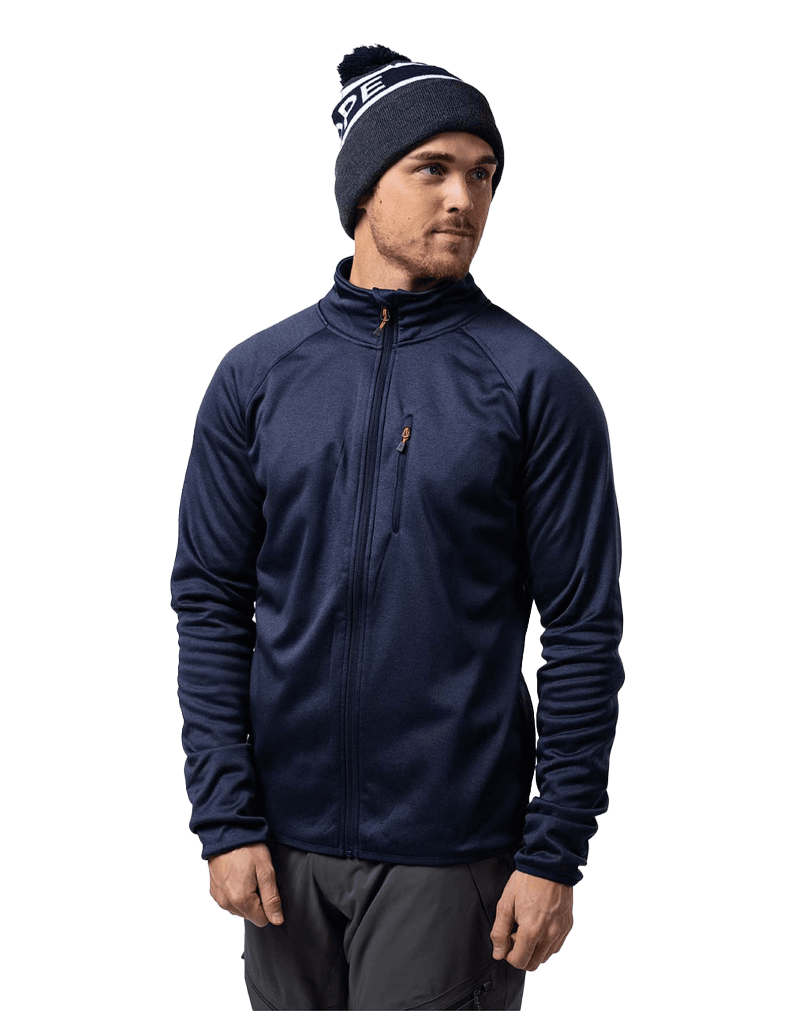 Habllek Fleece M Navy Blazer Melange