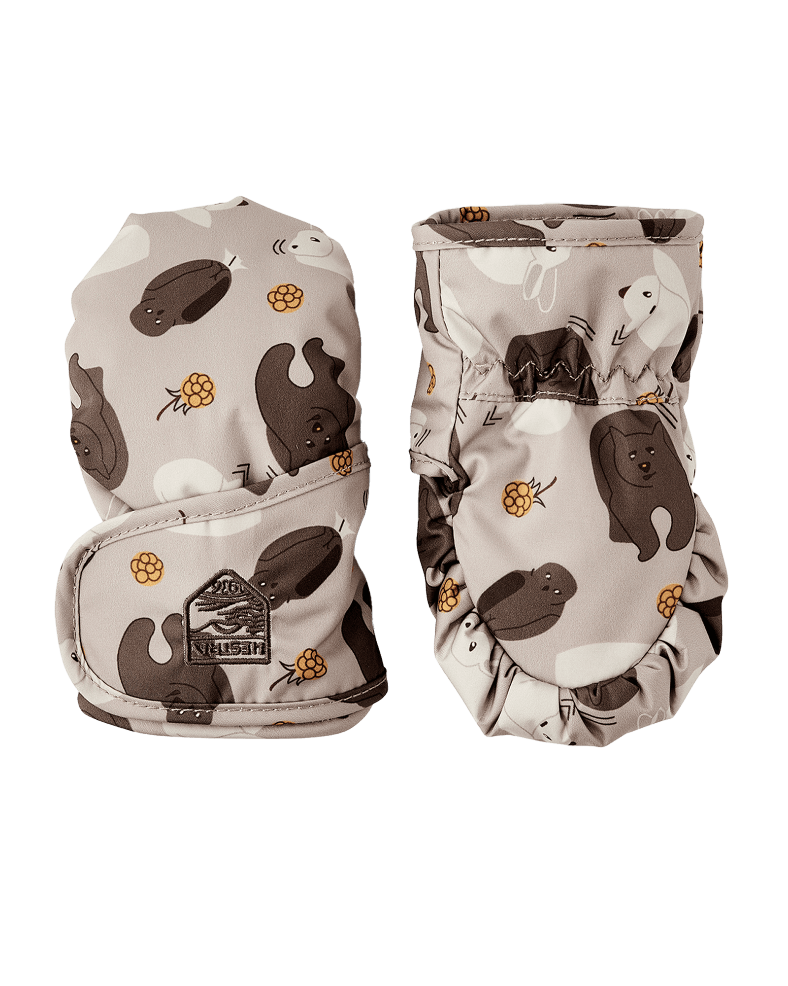 Hygge Mitt JR Beige Print