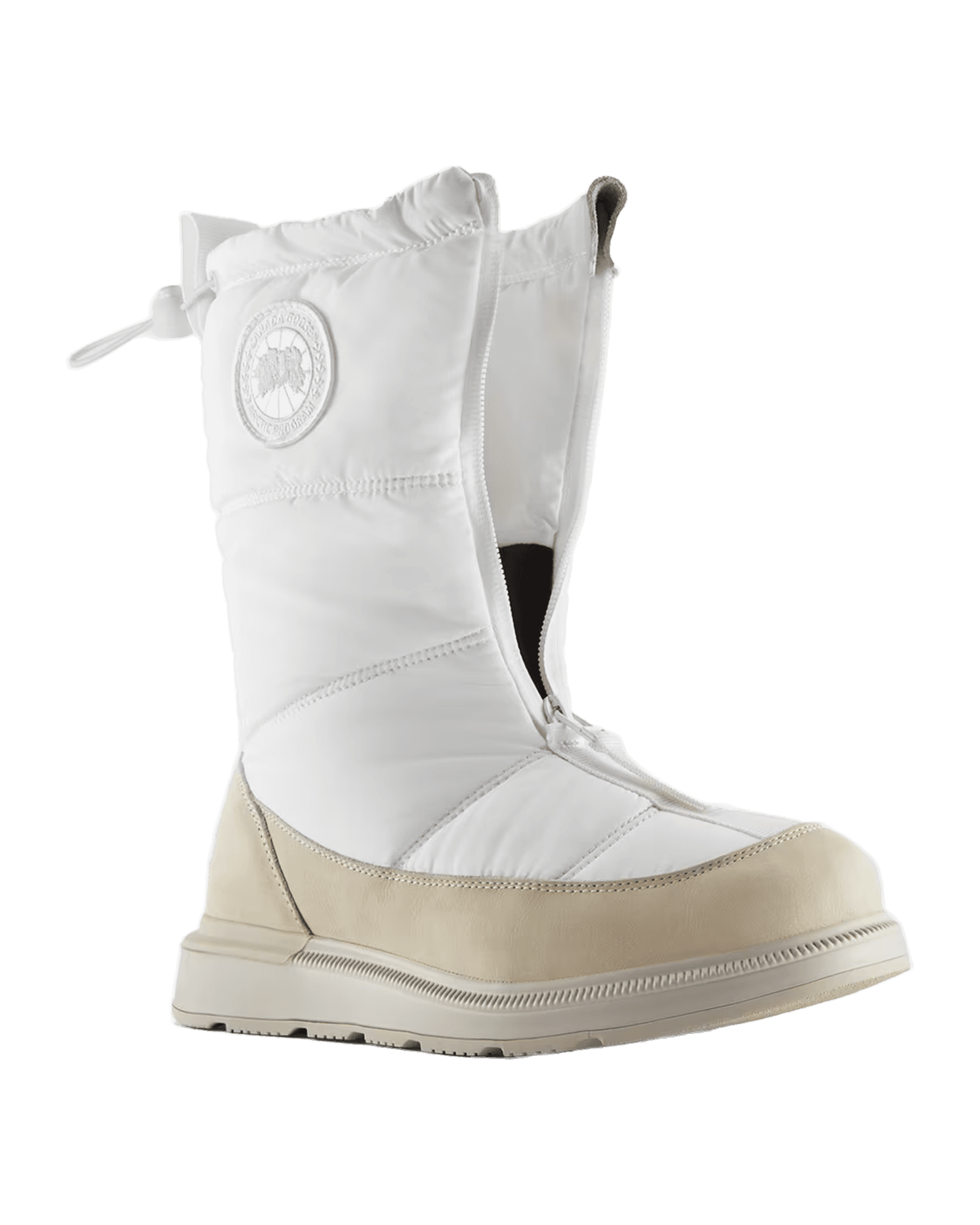 Cypress Fold-Down Puffer Boot W White/Snwcap-Blnc