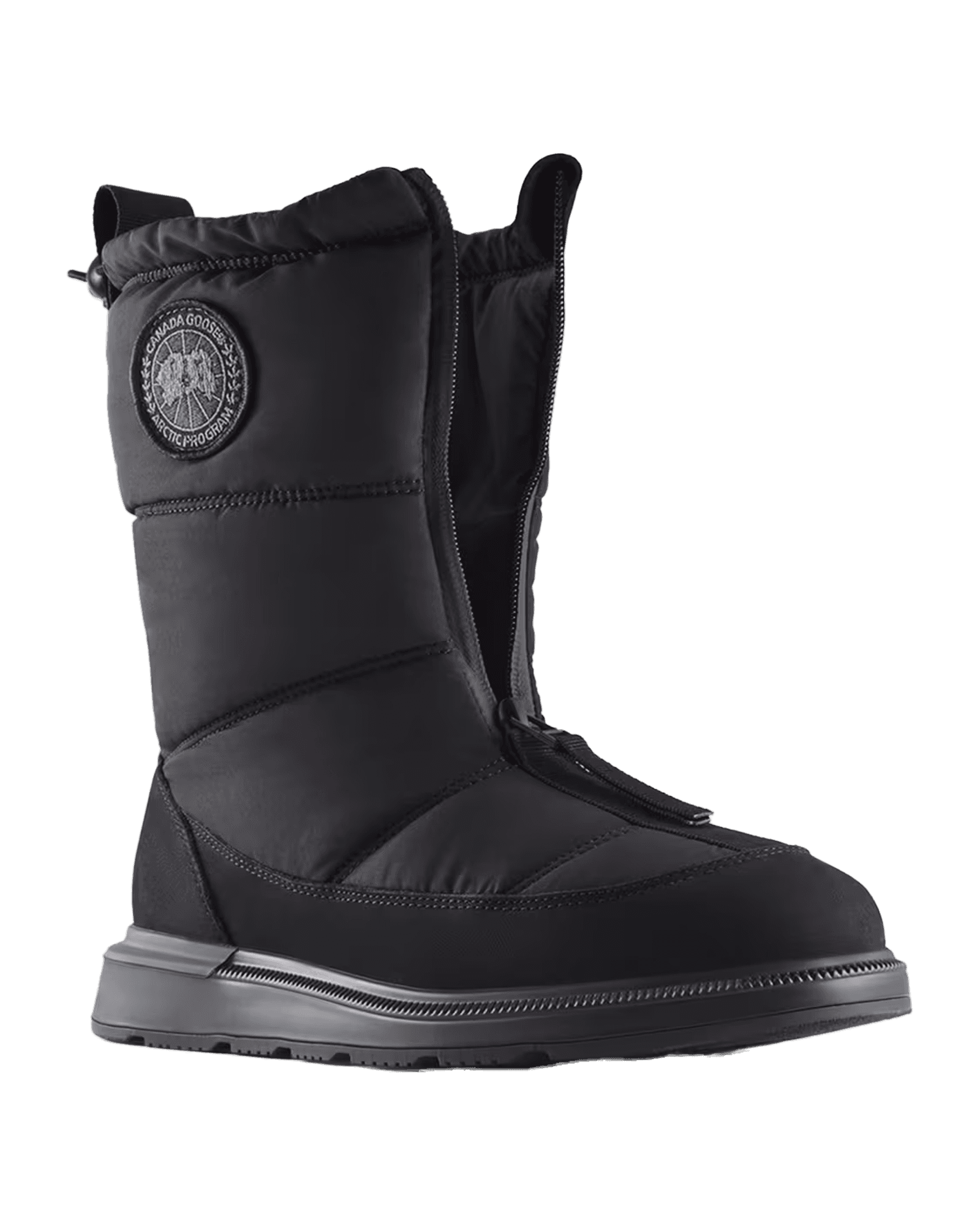 Cypress Fold-Down Puffer Boot W Black