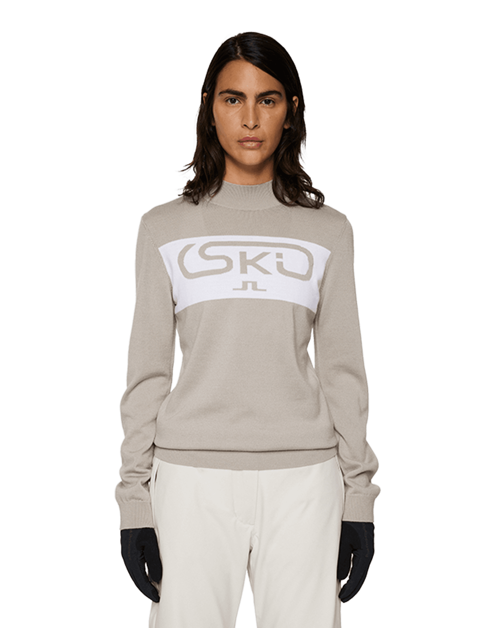 Kelby Knitted Sweater W Moonbeam