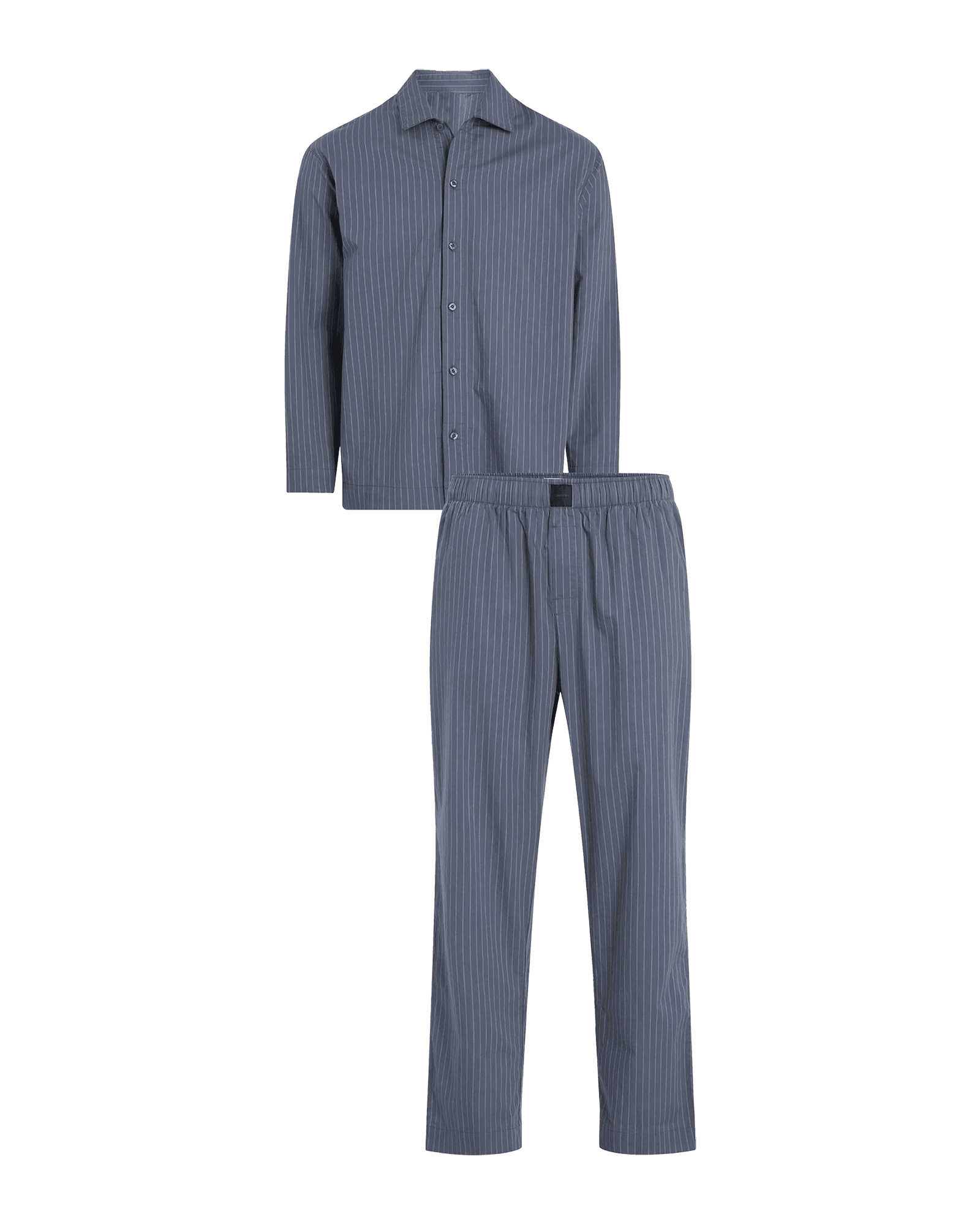 L/S Button Down Pant Set M Steady Stripe Turbulence