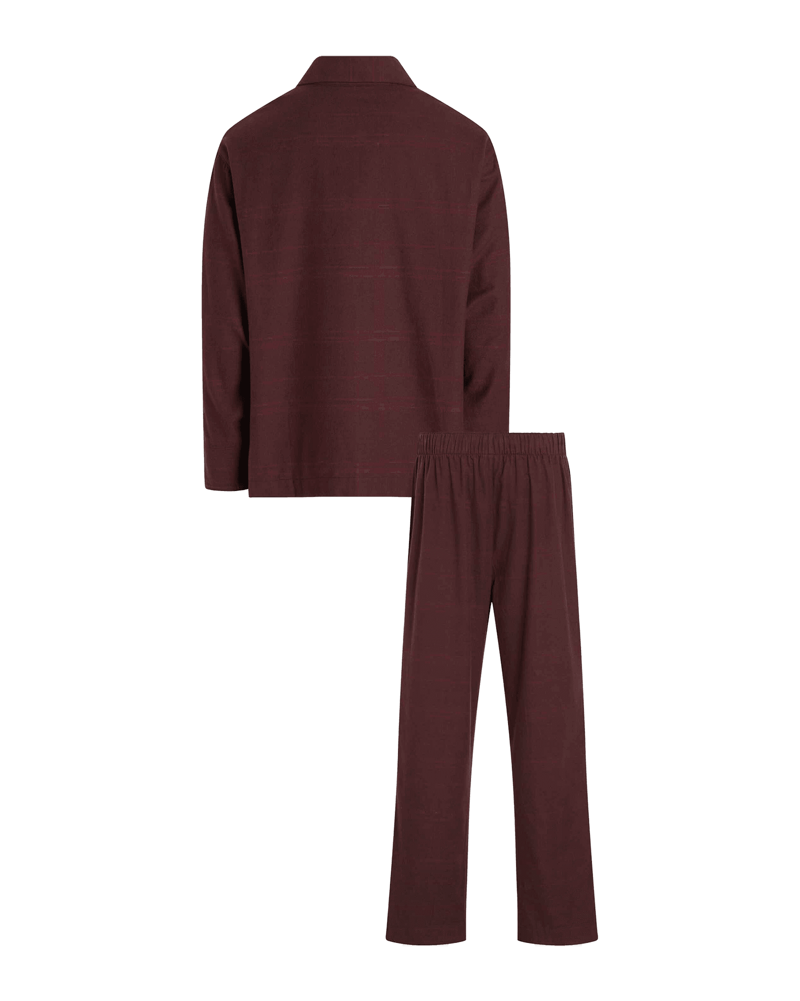 L/S Button Down Pant Set M Beam Plaid Truffle Brown