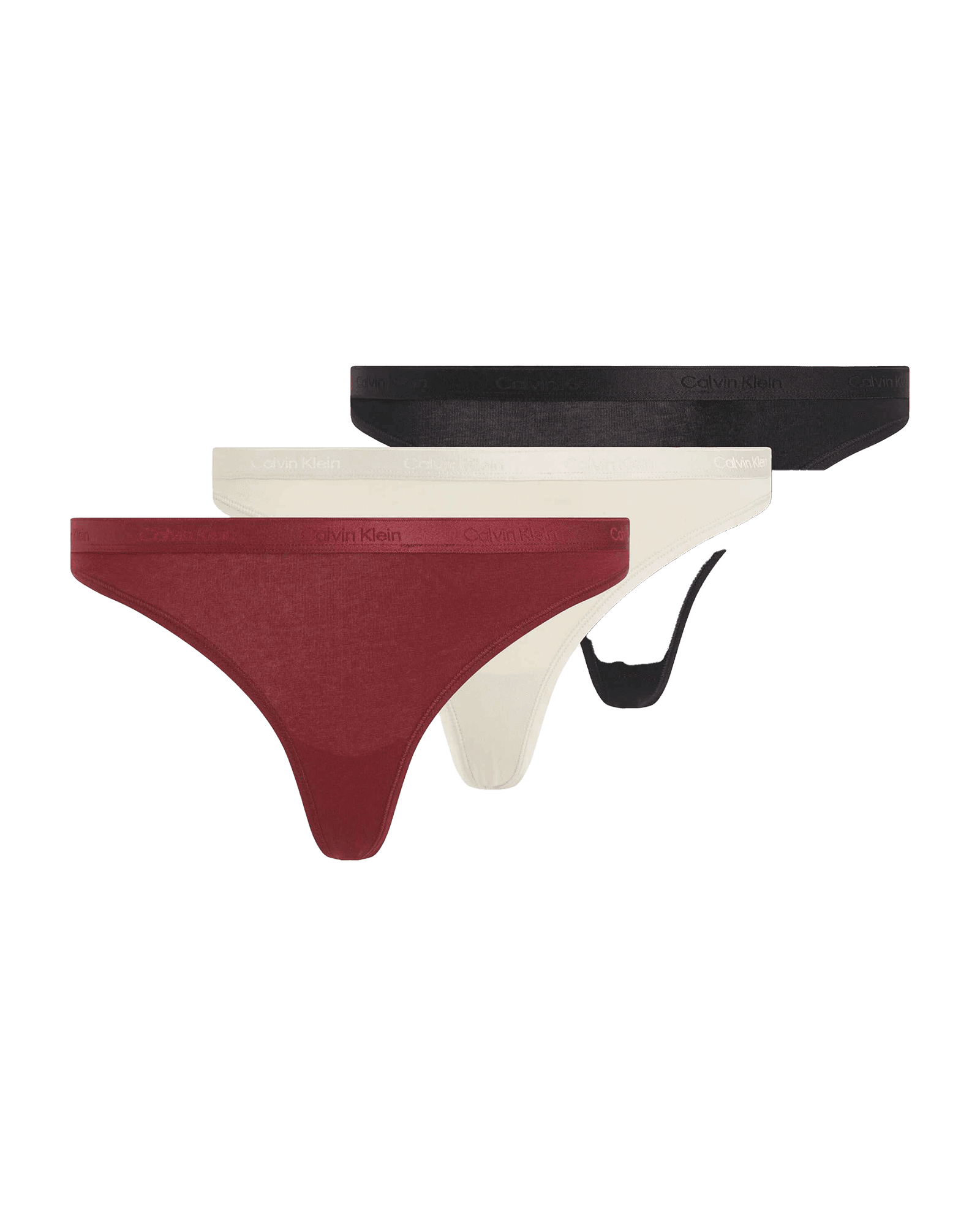 Thong 3PK W Black/Cocoon/Syrah