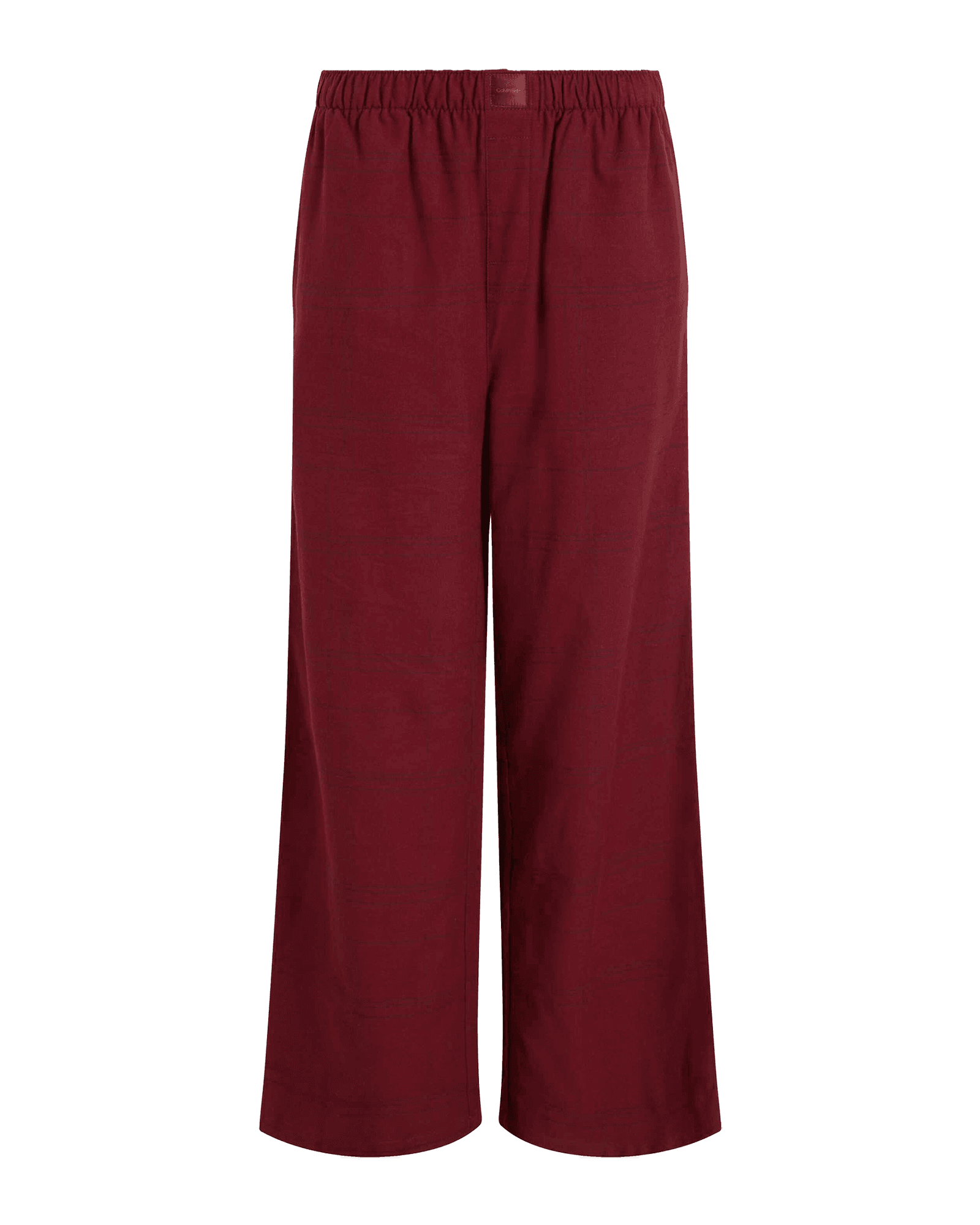 Pant W Syrah Plaid