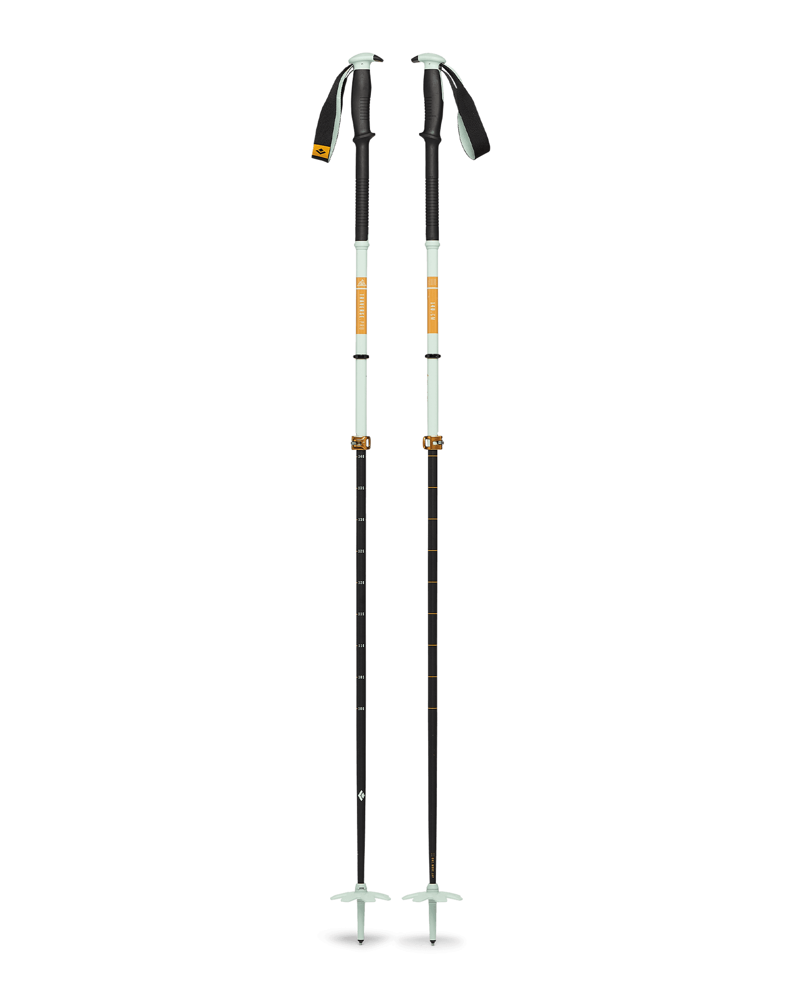 Traverse Pro Ski Poles Foam Green