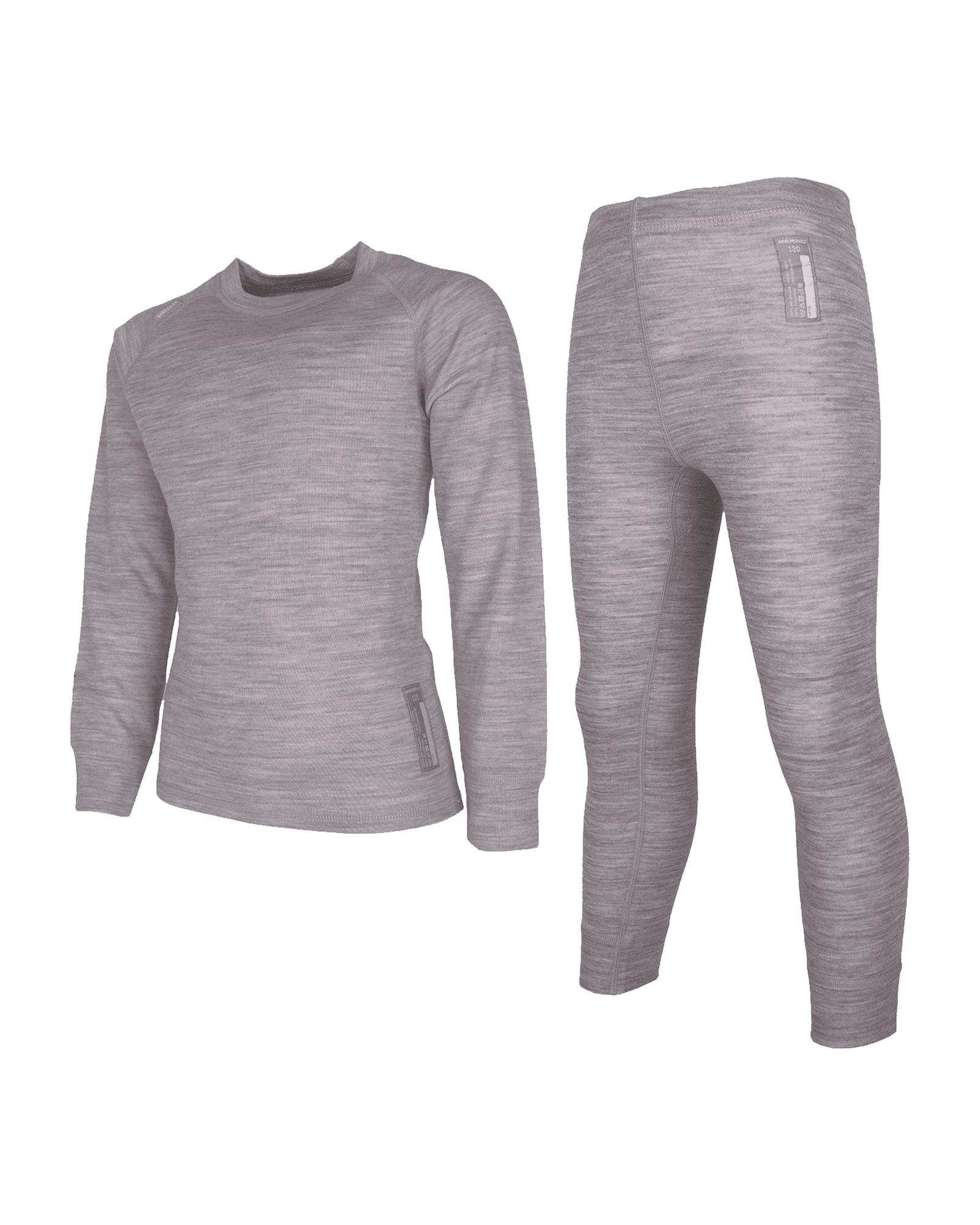 Merino Set JR Grey Melange