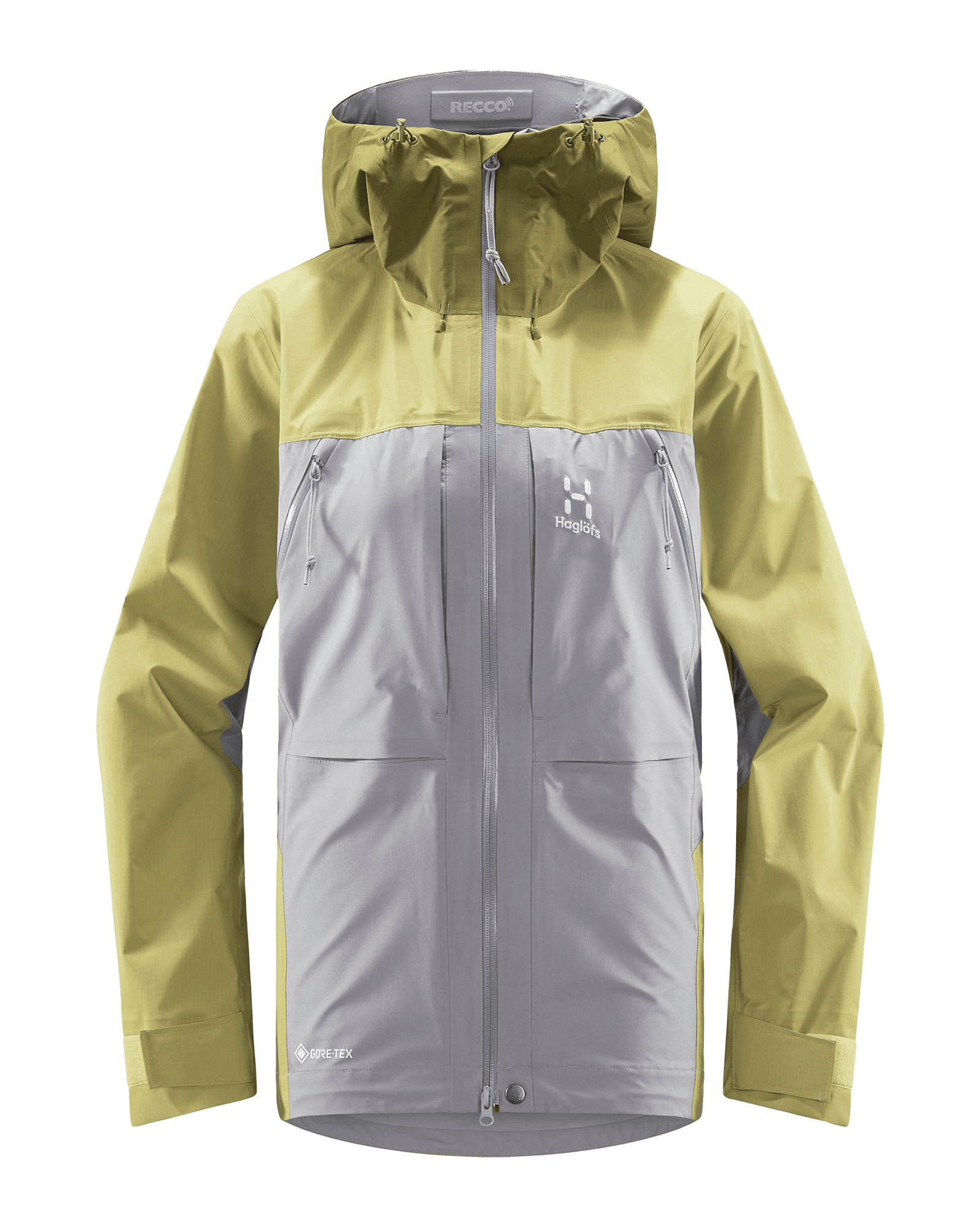 Vassi Touring Gtx Jacket W Concrete/Thyme Green