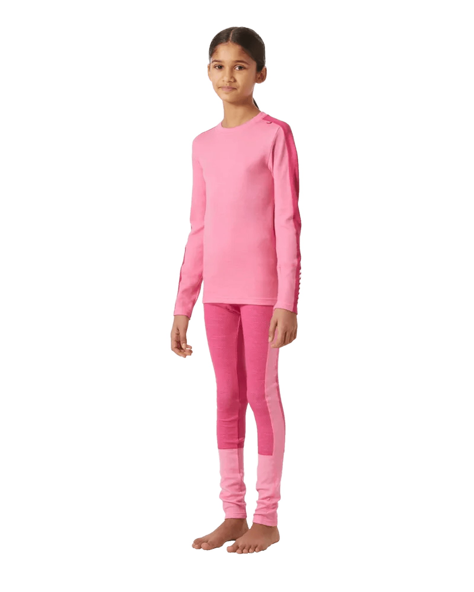 Lifa Merino Midweight Set JR Sugar Pink