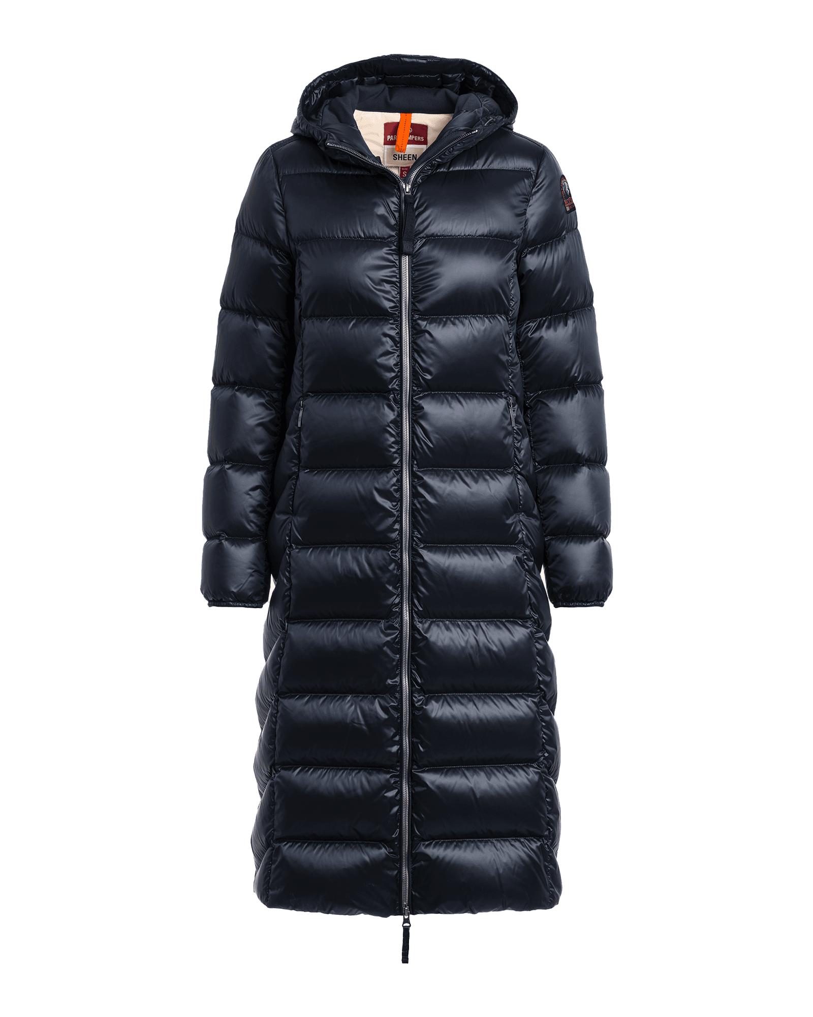 Leah Hooded Down Coat W Blue Navy
