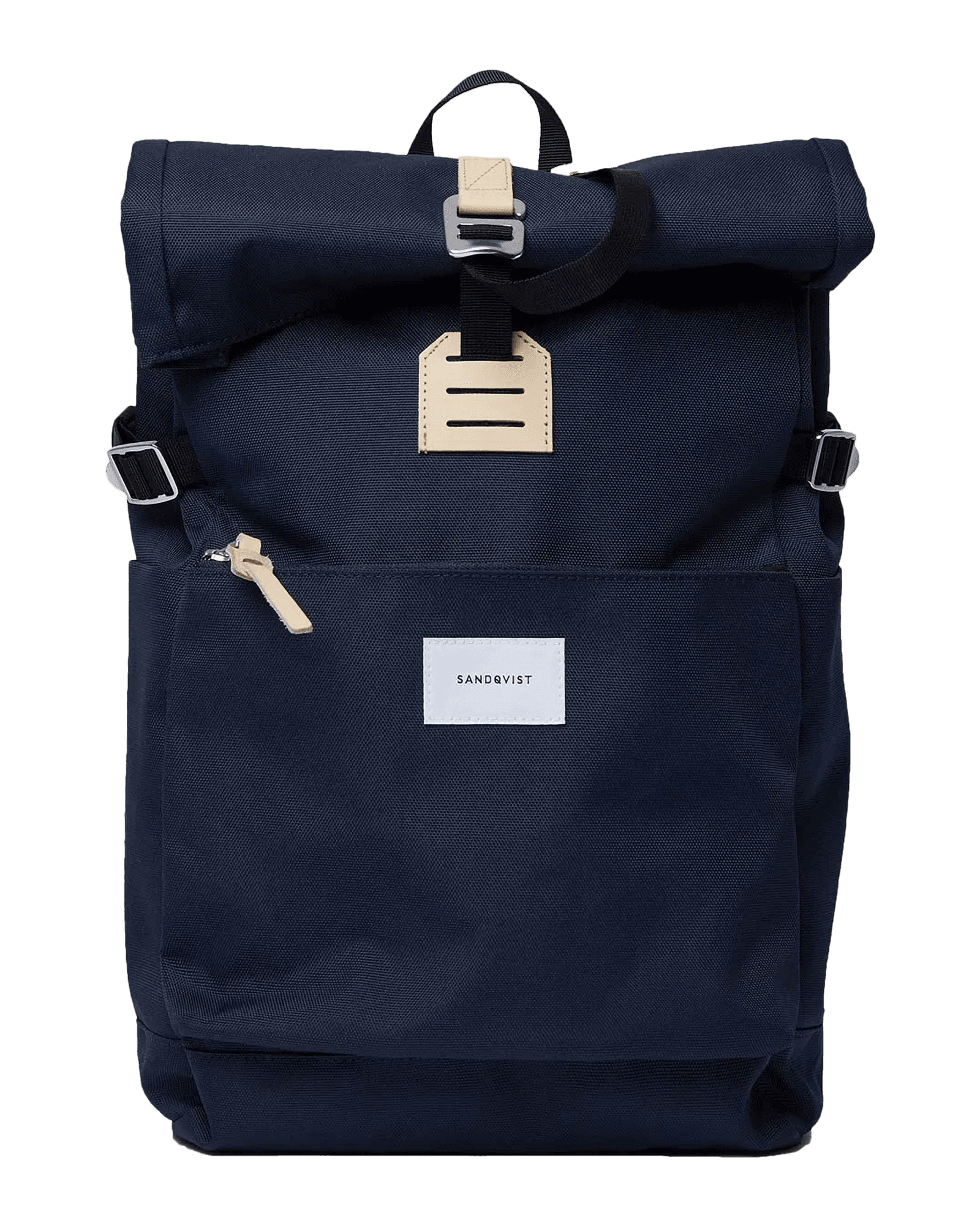 Navy with Natural Leather