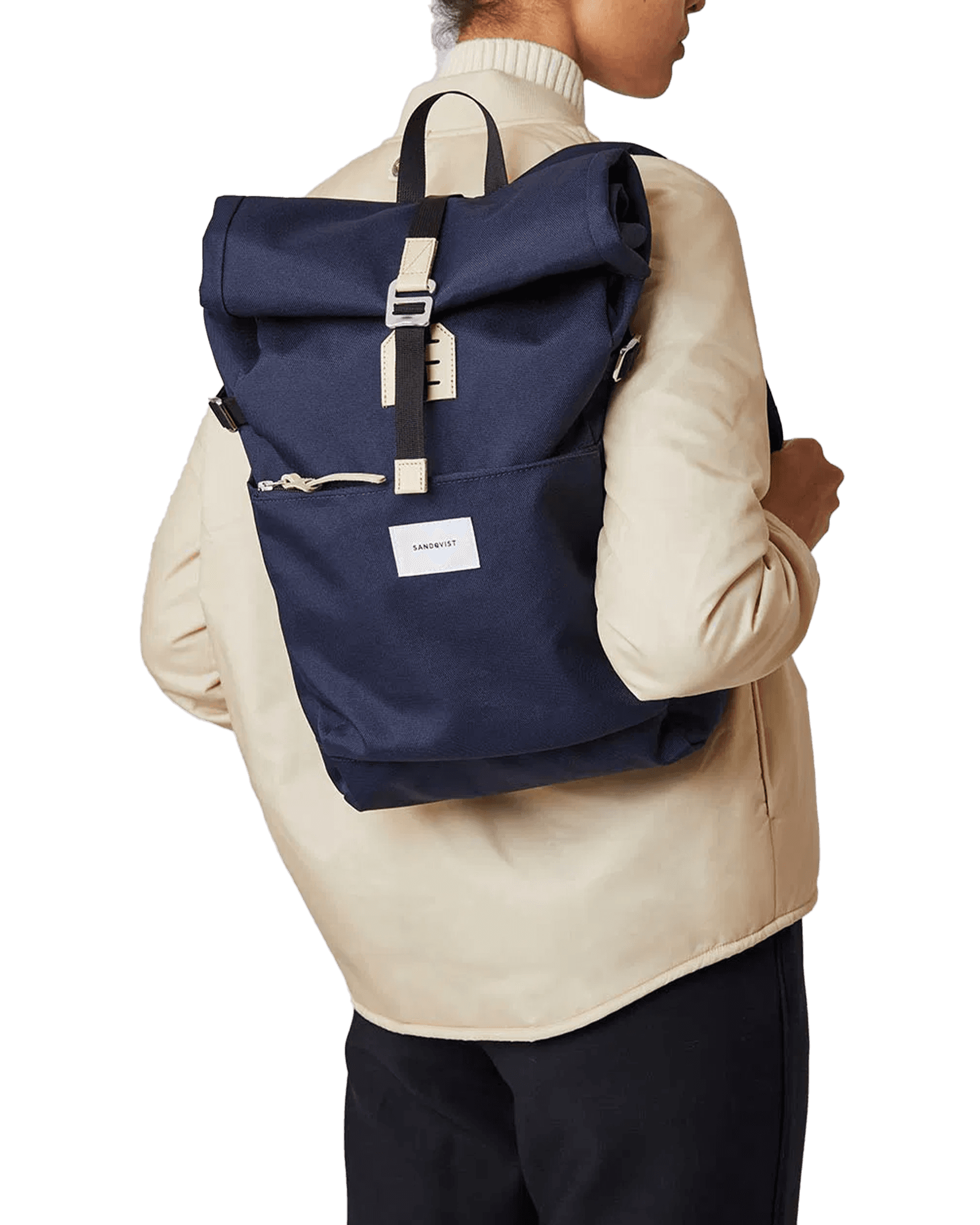 Ilon Navy with Natural Leather