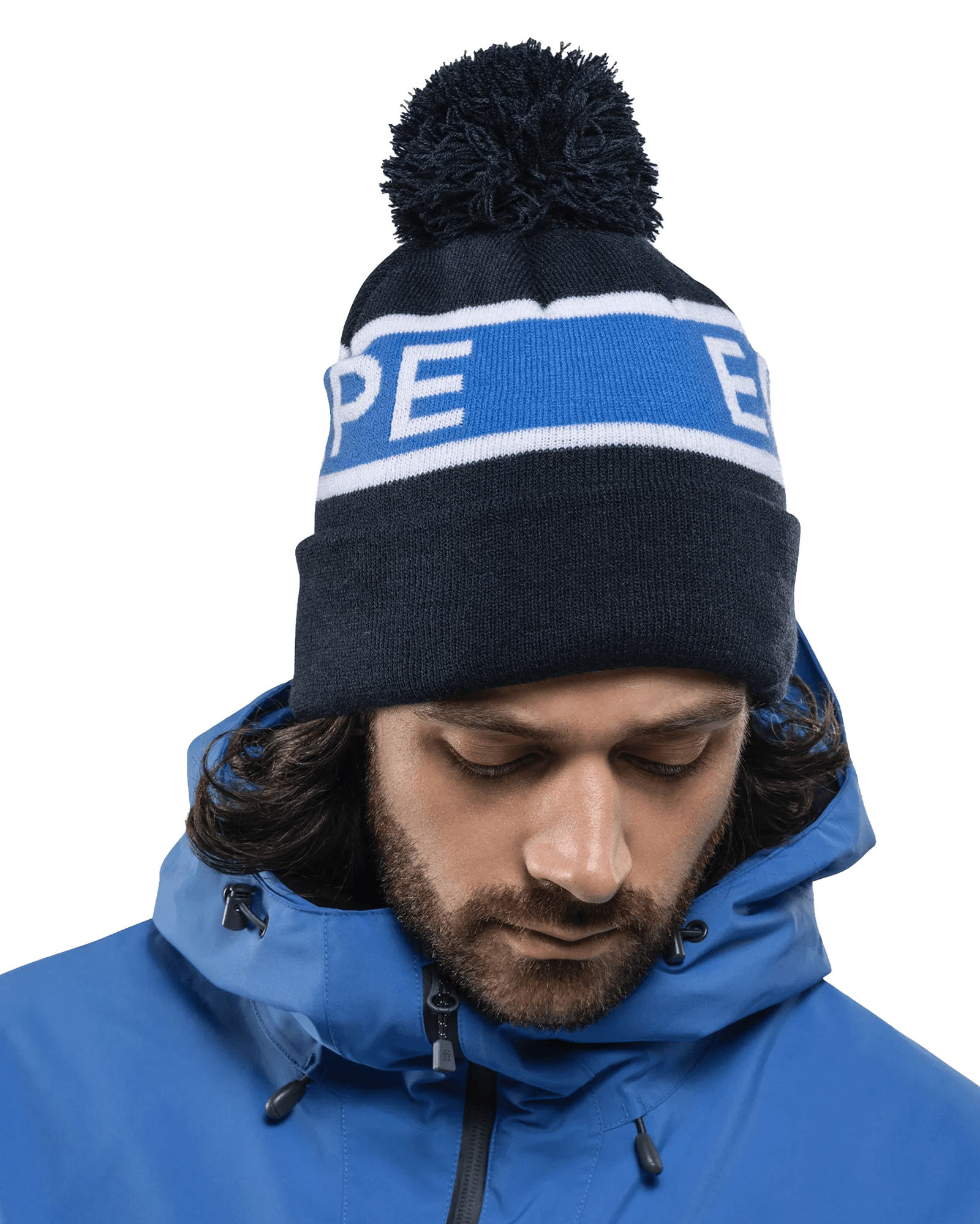 Åppås Melange Fleece Hat Navy Blazer/Palace Blue