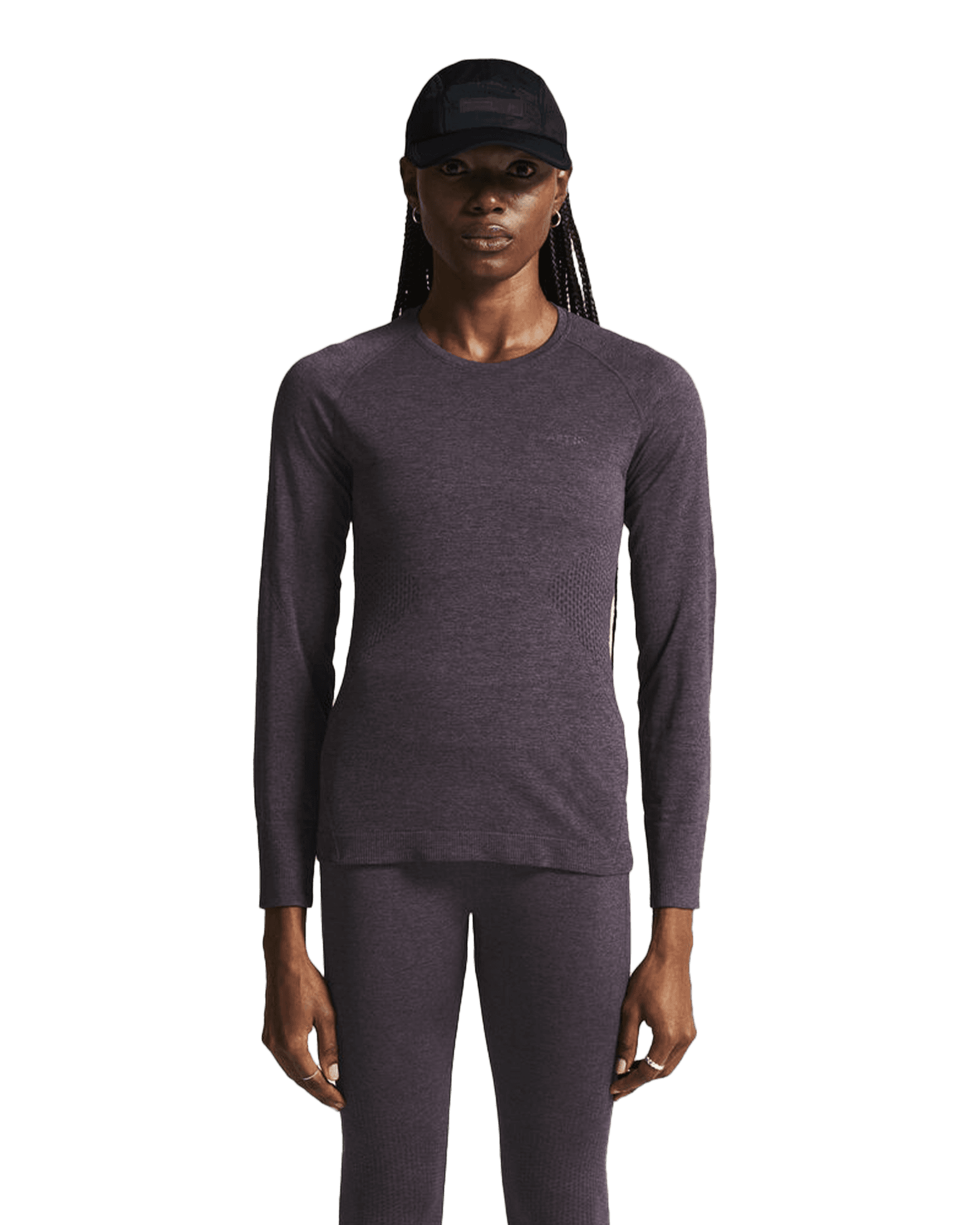 Core Dry Active Comfort L/S W DK Plum